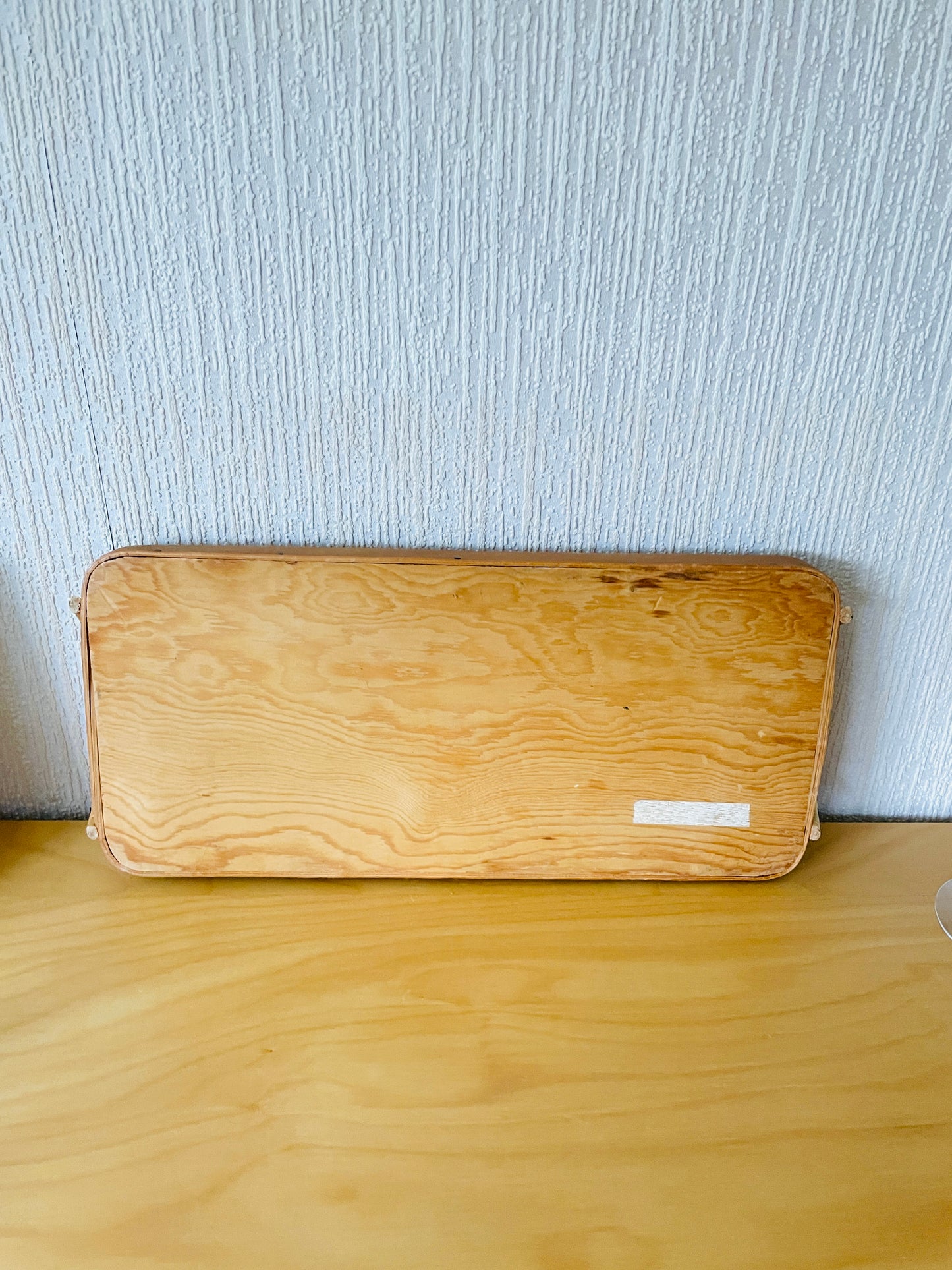 Nordic Traditional Handicraft / Spånbricka / Spånbricka / Tray with two handles / 45cm