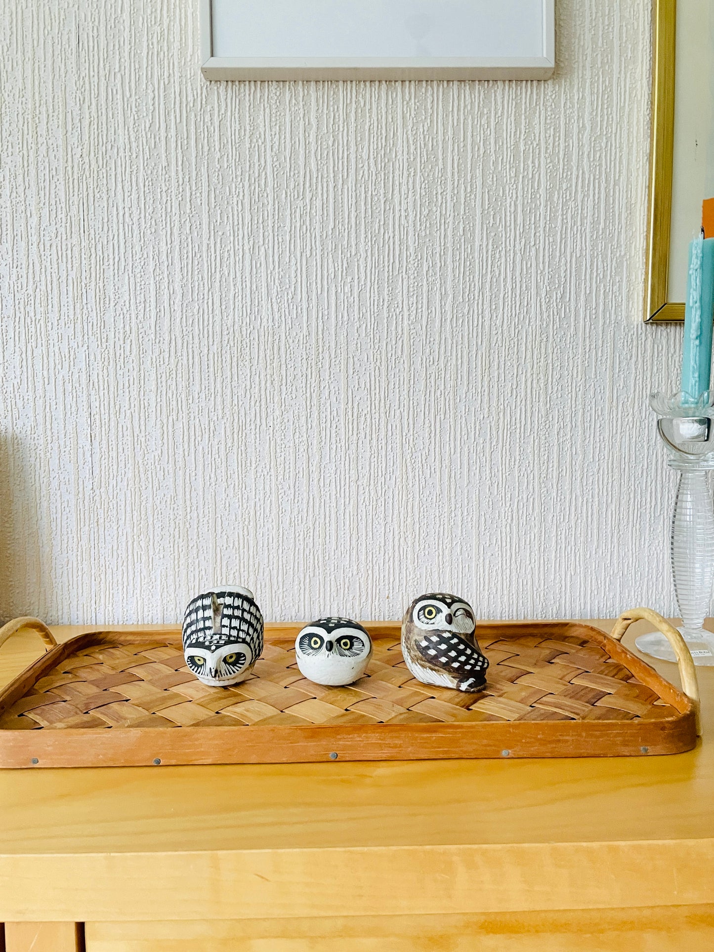 Nordic Traditional Handicraft / Spånbricka / Spånbricka / Tray with two handles / 45cm