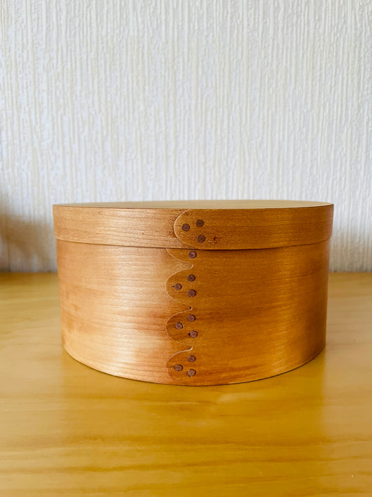 北欧伝統手工芸/蓋付き小物いれラウンド/20cm