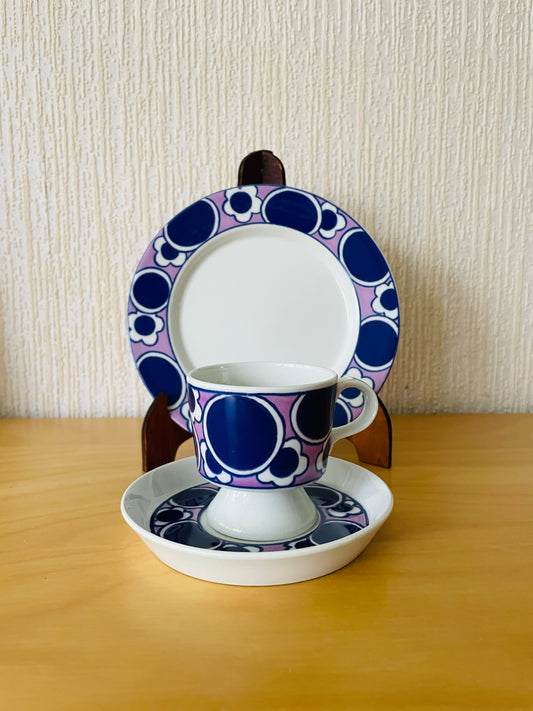 Arabia/アラビア/Pauliina/パウリーナ/カップ&ソーサー、プレート/トリオ/3点セット