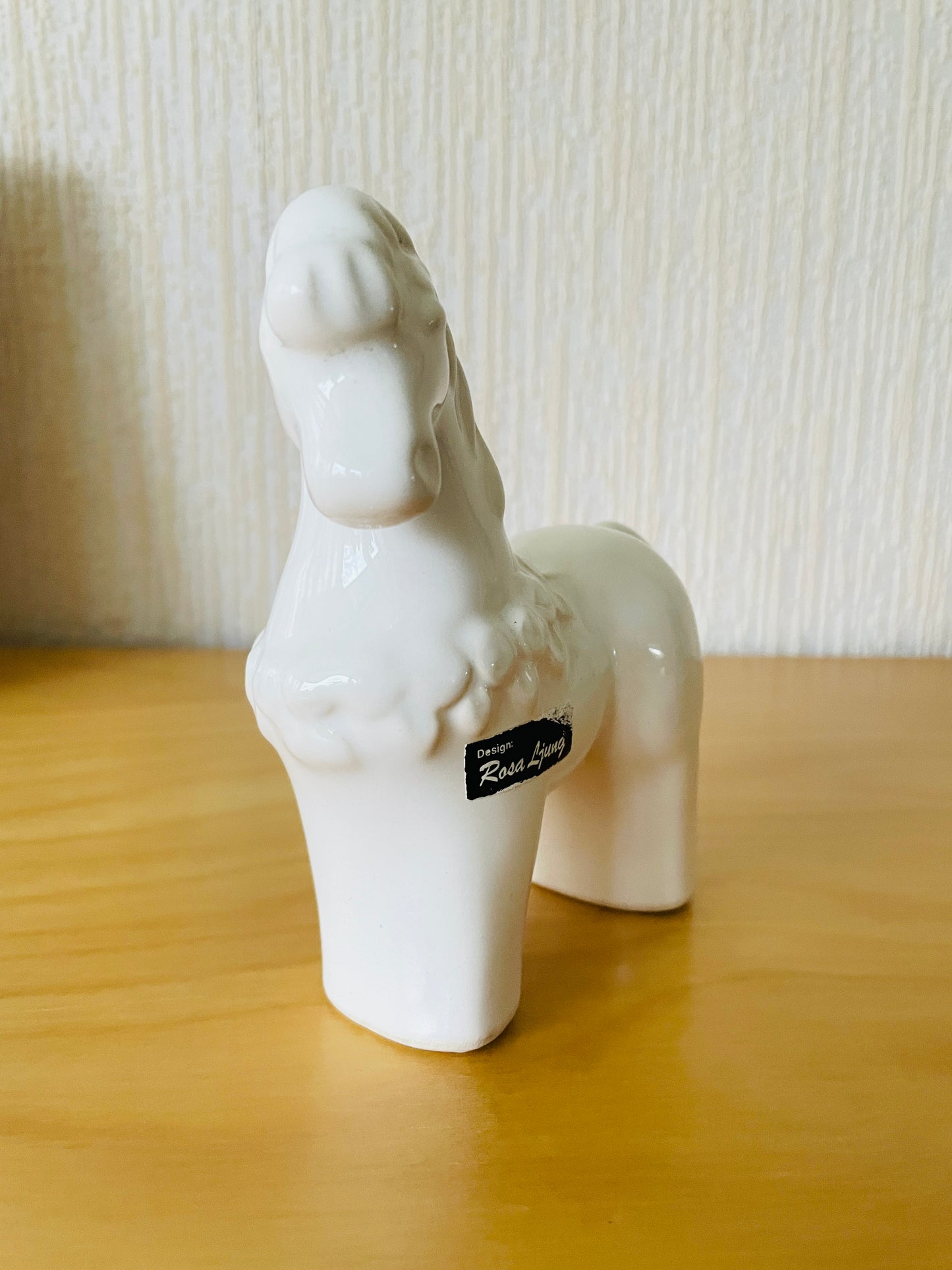 Deco / Rosa Ljung / Horse Figurine / White