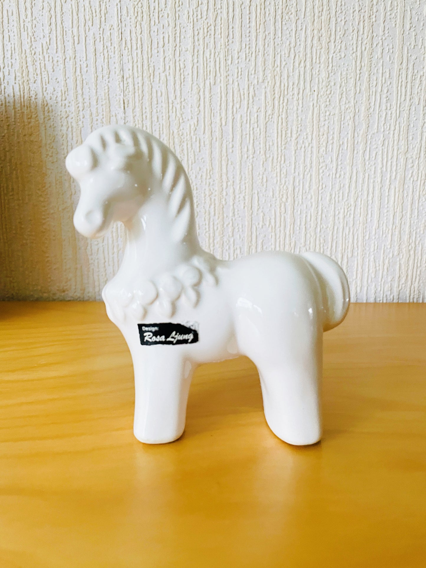 Deco / Rosa Ljung / Horse Figurine / White