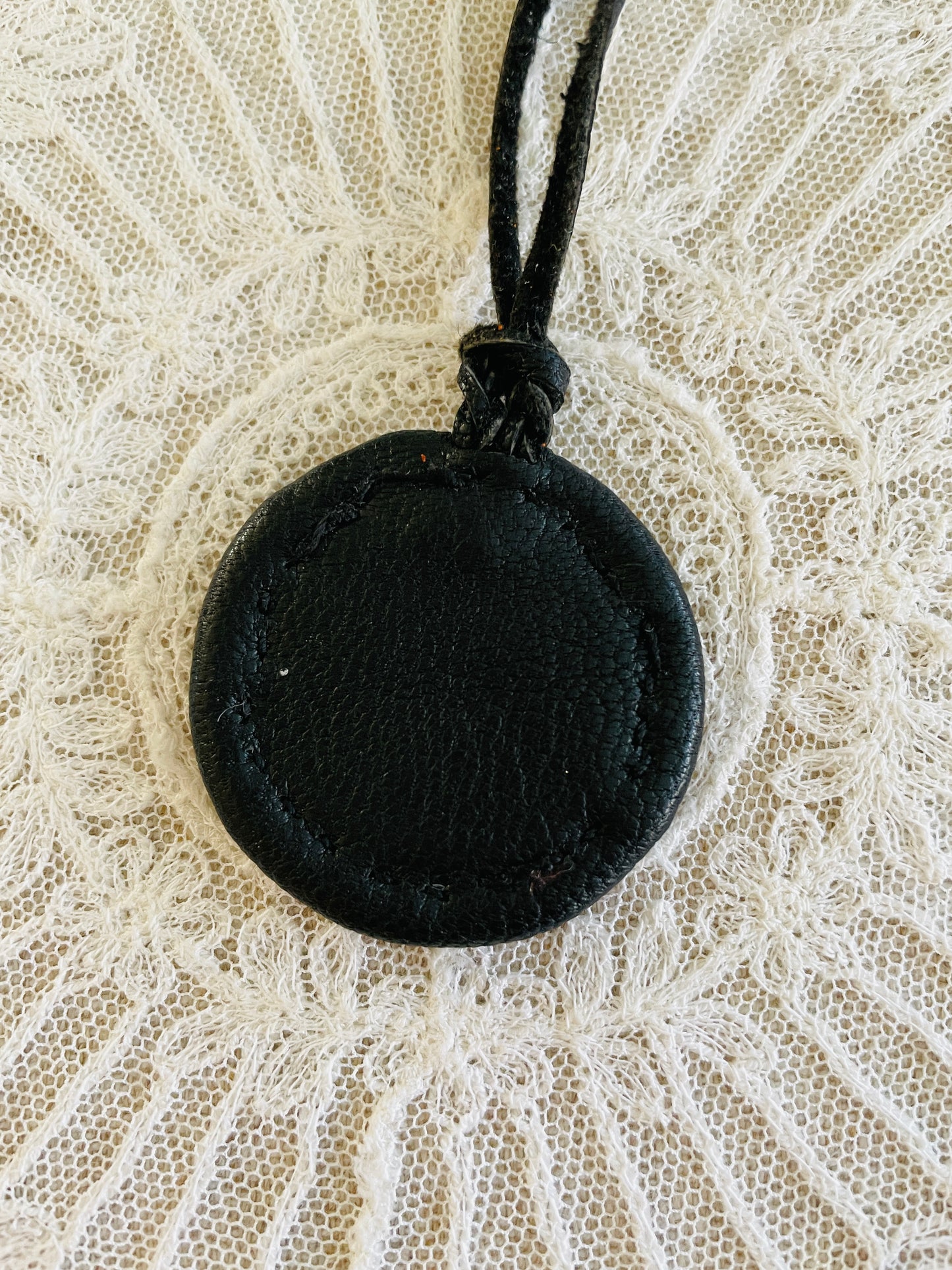 Scandinavian Vintage Accessory/Sameslöjd/Sami Traditional Craft/Pendant/Black