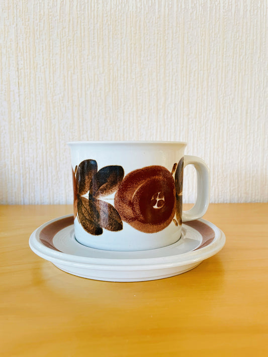 Arabia/Rosmarin/Mug and Saucer/D-handle