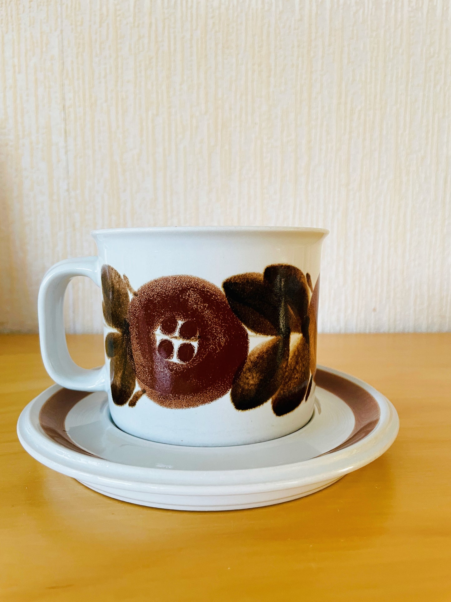 Arabia/Rosmarin/Mug and Saucer/D-handle