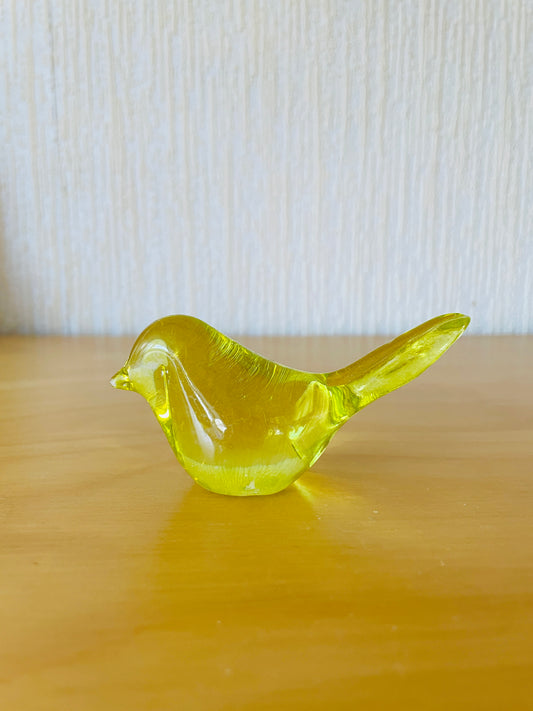 Nordisk vintageglastupp/gul