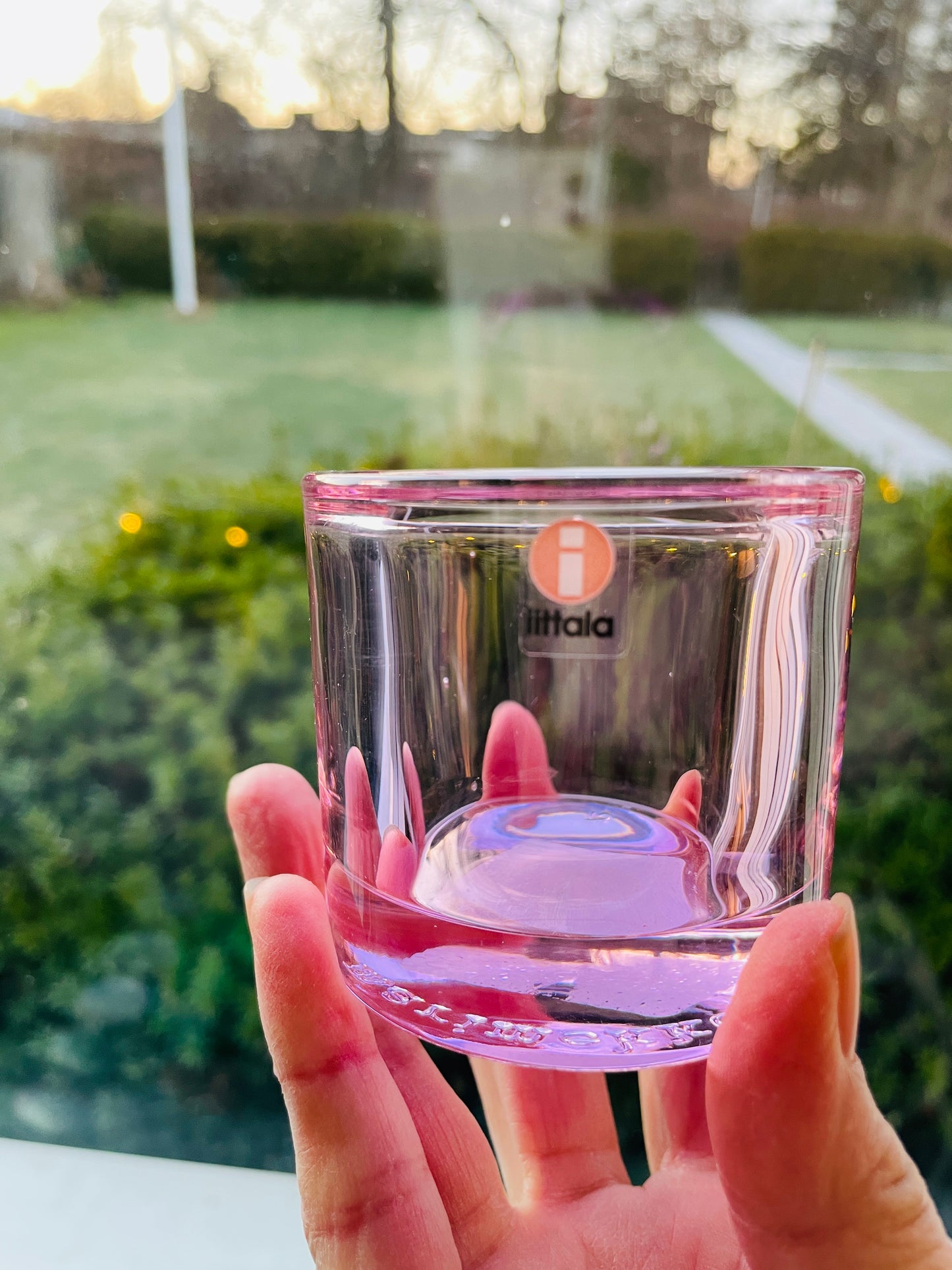 Iittala/イッタラ/Kivi/キビ/キャンドルホルダー/ペールピンク