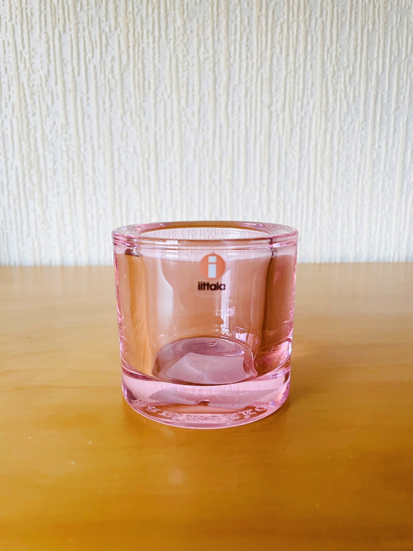 Iittala/イッタラ/Kivi/キビ/キャンドルホルダー/ペールピンク