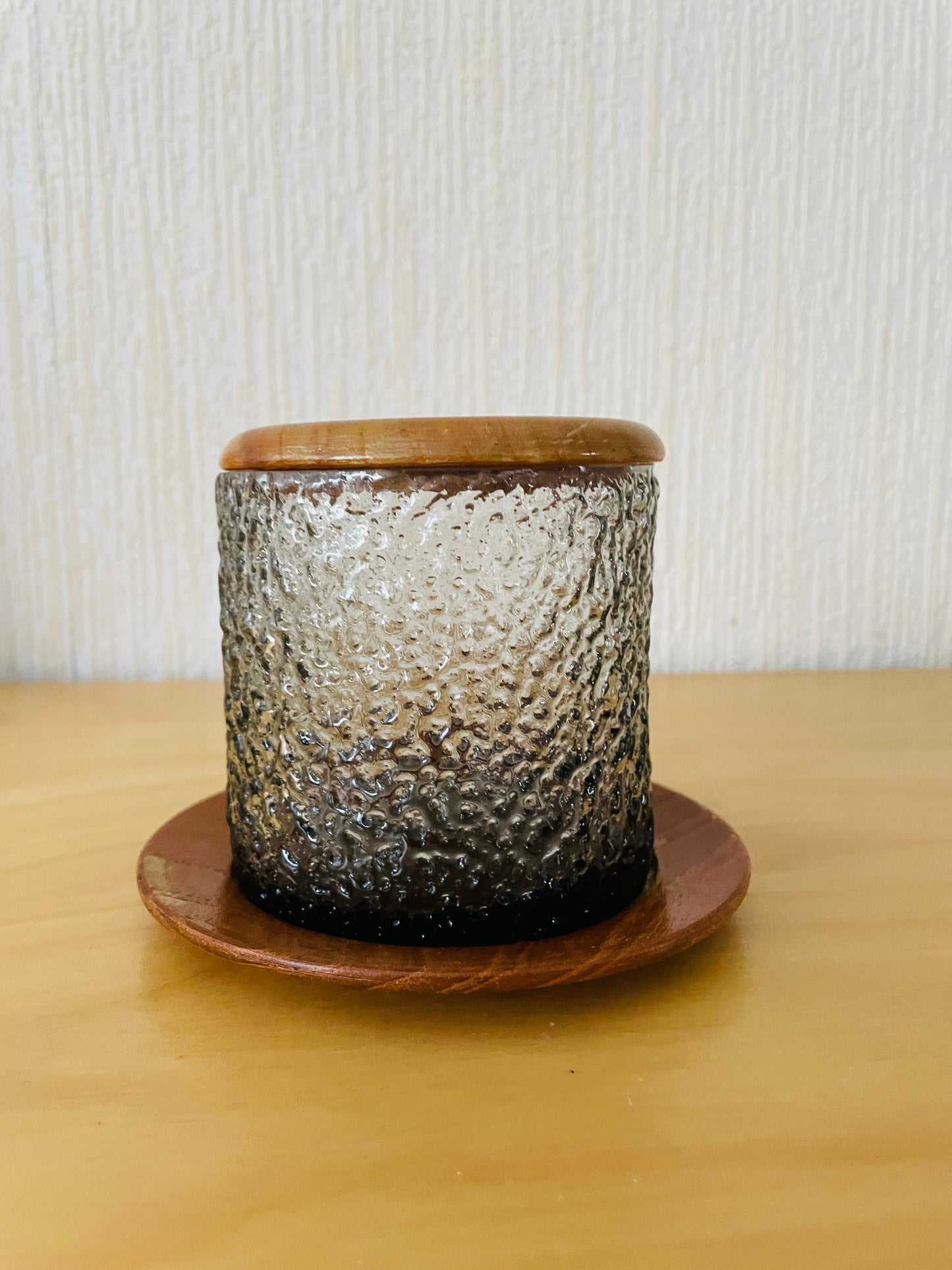 Karl Holmberg/Karl Holmberg/Teak- och glaskanna