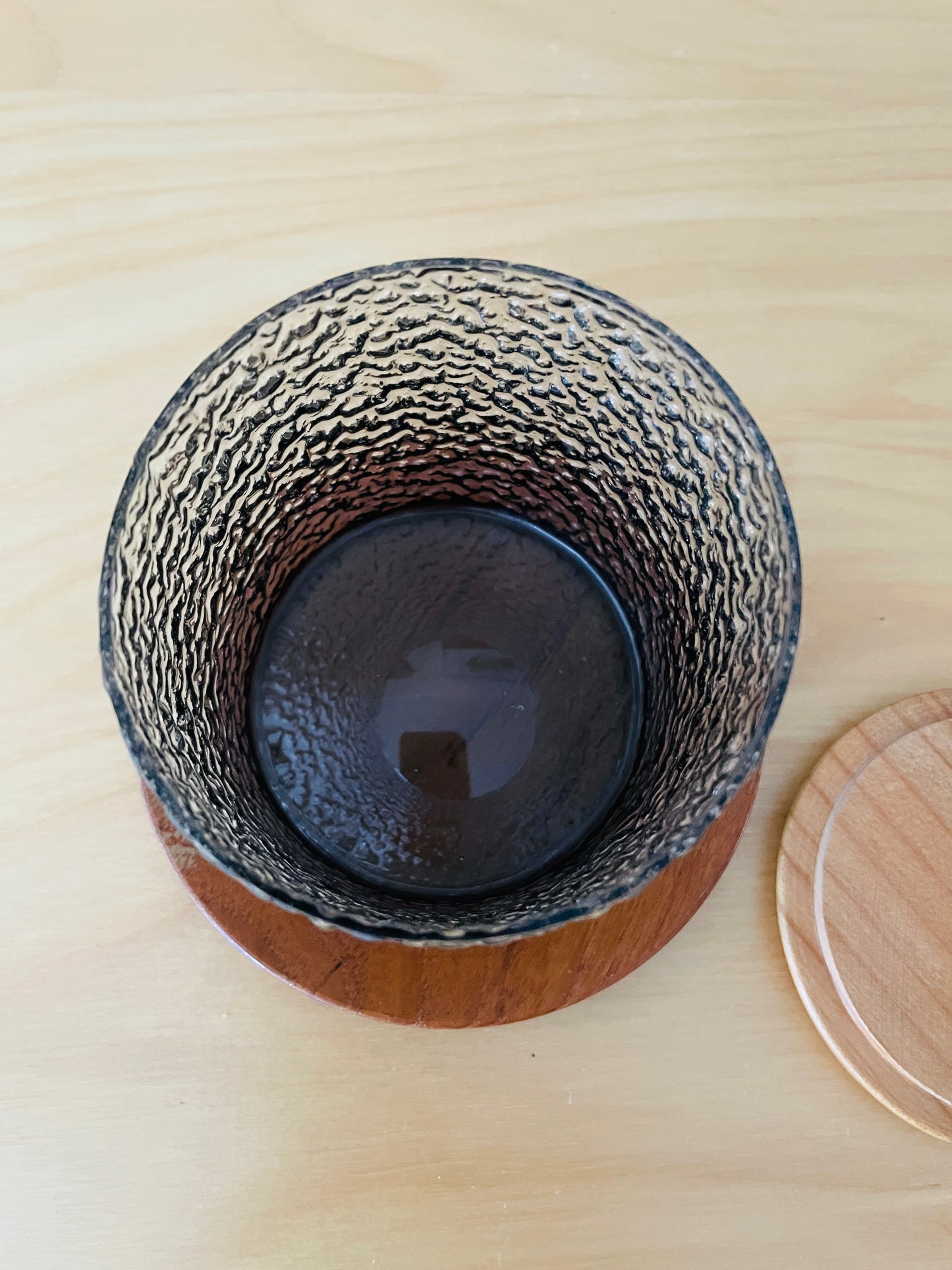 Karl Holmberg/Karl Holmberg/Teak- och glaskanna
