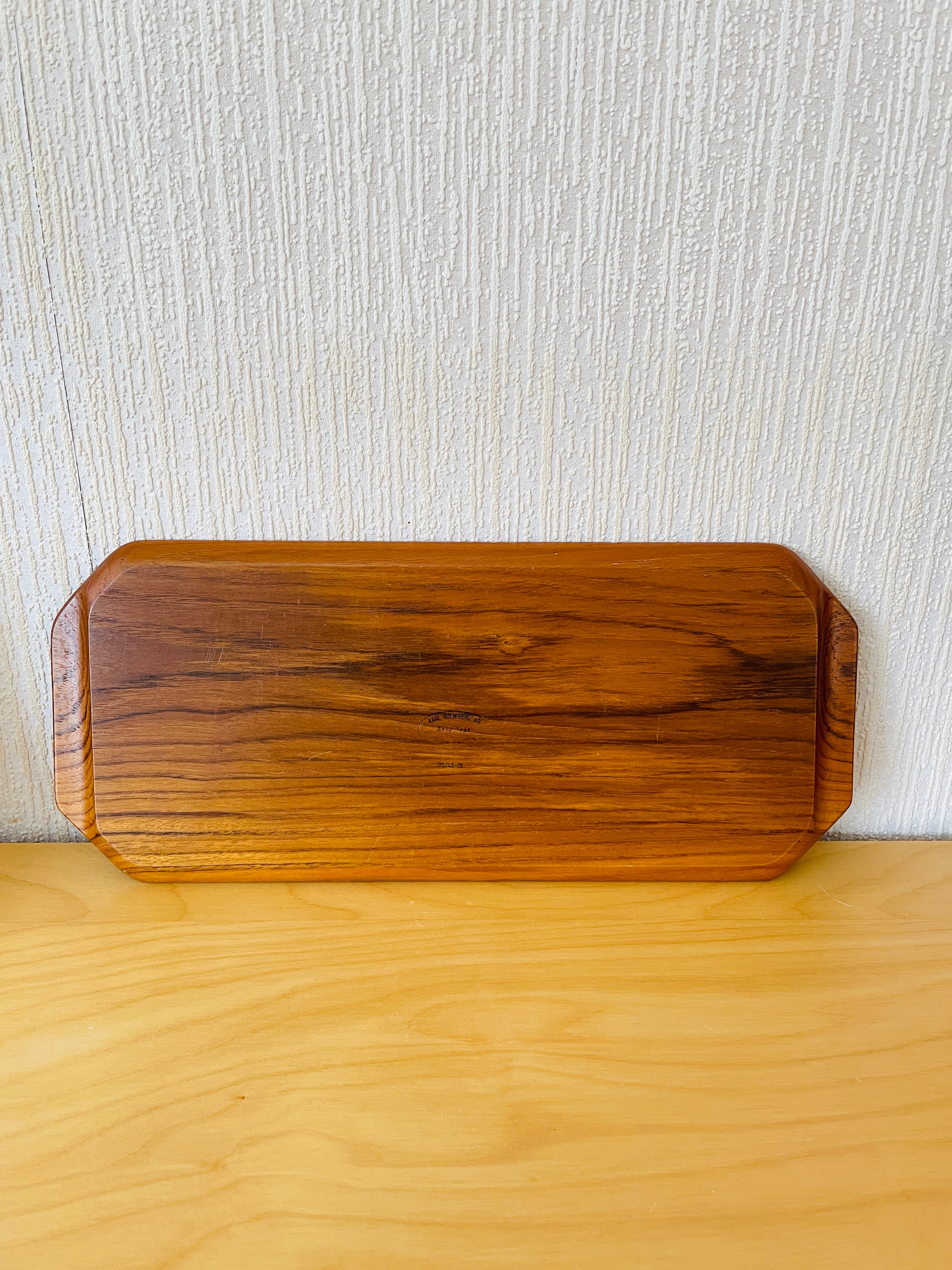 チーク製品/Karl Holmberg/カール.ホルムベリ/チークのトレイ/45cm