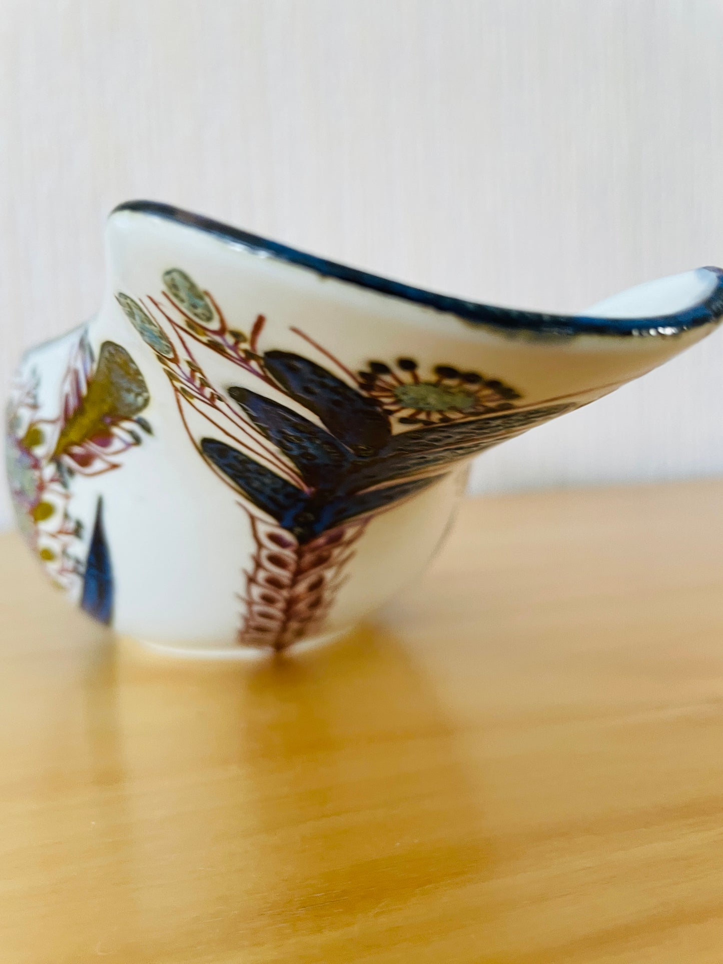 Royal Copenhagen/Royal Copenhagen/Berte Jessen/Berte Jessen/Aluminia/Aluminia/fågel Vas/Peacock Vase
