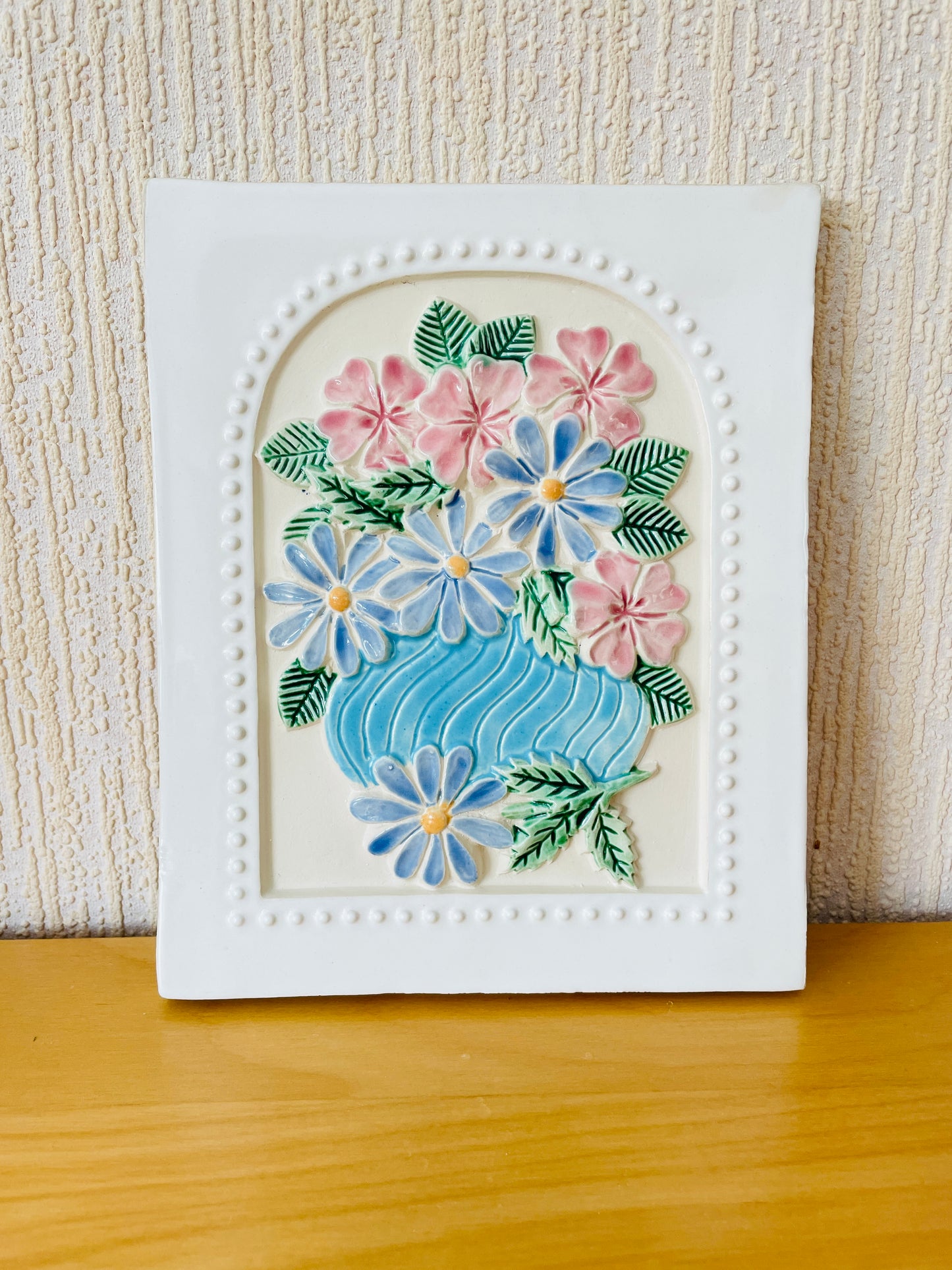 Jie Gantofta/Jie Gantofta/Väggplatta/Pastellfärgad blomsterbukett