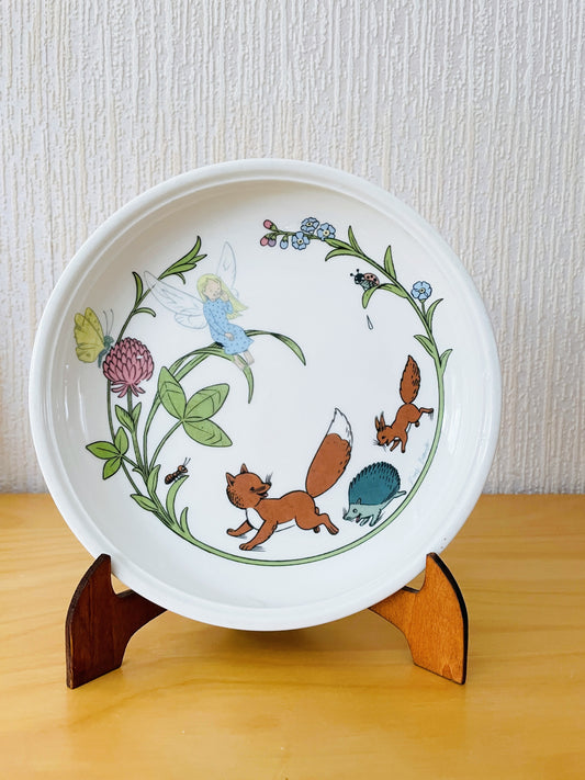 Arabia/アラビア/Barn Tallrik/子供用プレート/Farest Fairy/森の妖精たち/Kristi Brandt/クリスティ. ブラント