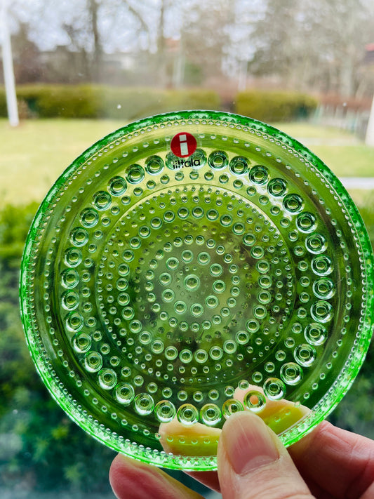 iittala/イッタラ/Kastehelmi/カステヘルミ/プレート/10cm/アップルグリーン