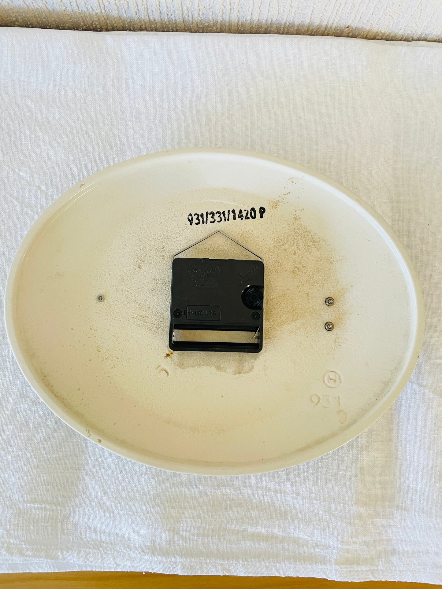 Junghans / Wall Clock / Blue Floral Pattern