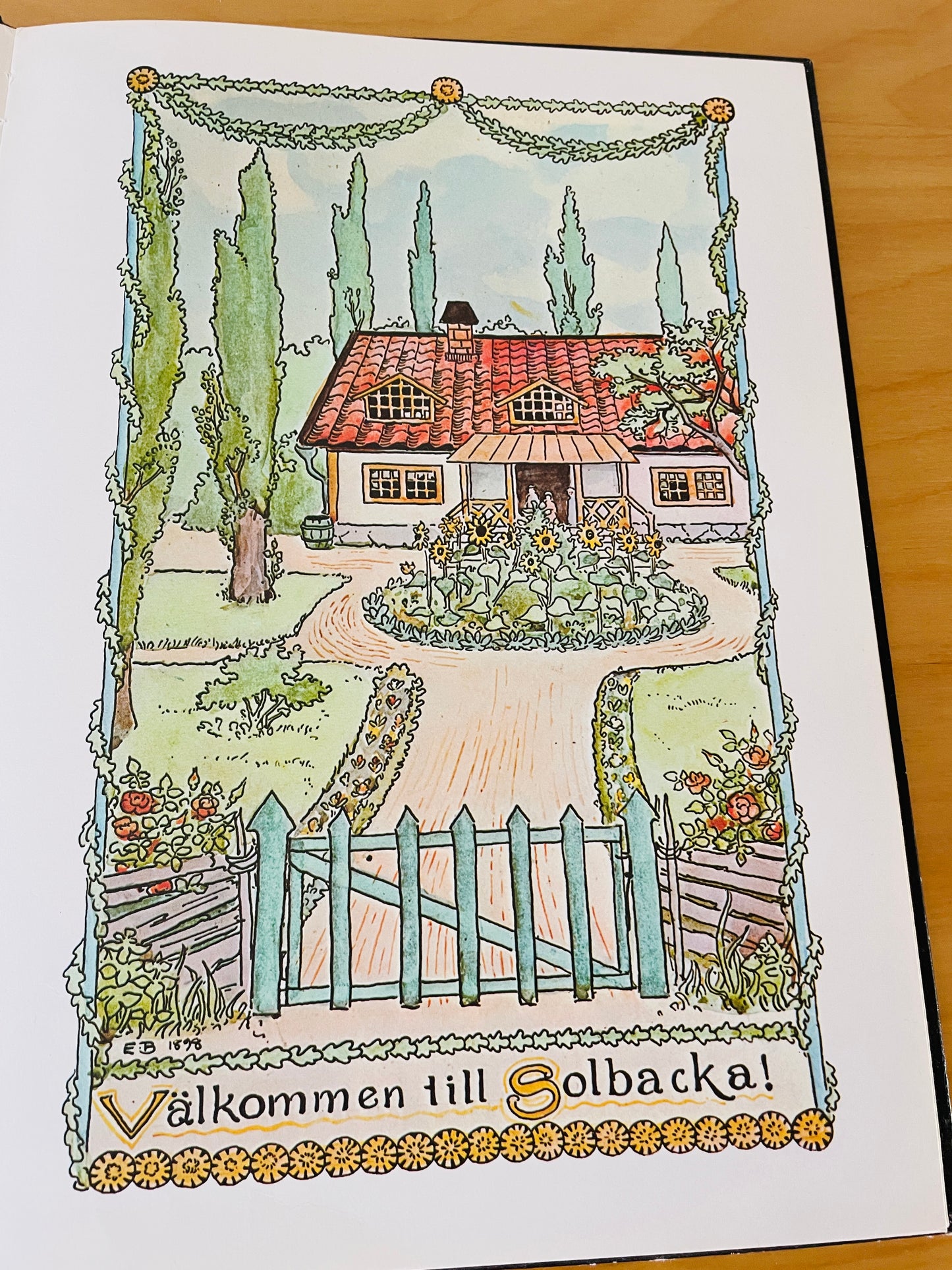 北欧ヴィンテージ絵本/Elsa Beskow/エルサ.ベスコフ/Barnen på Solbacka/ソールバッカの子供達