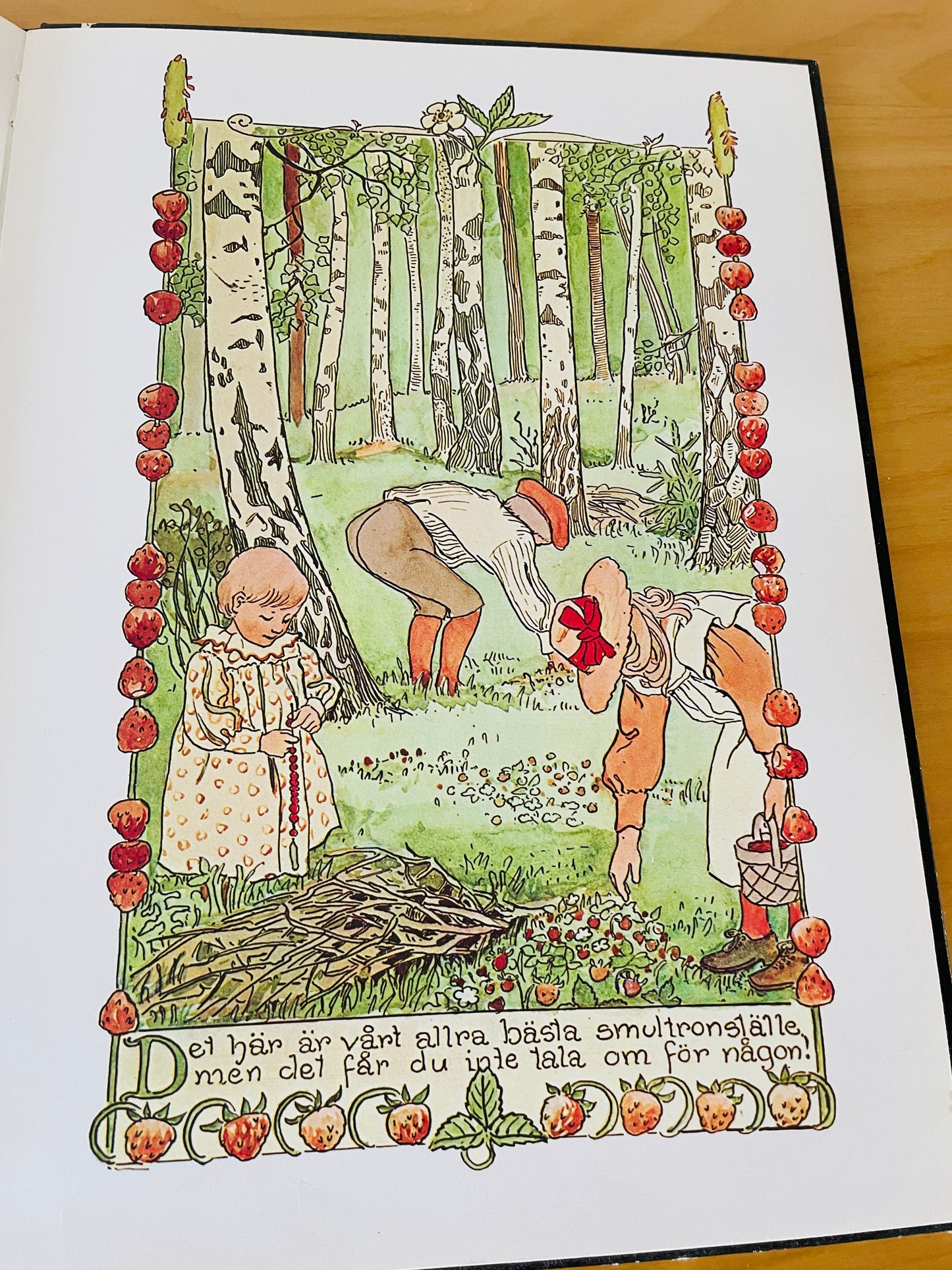 北欧ヴィンテージ絵本/Elsa Beskow/エルサ.ベスコフ/Barnen på Solbacka/ソールバッカの子供達