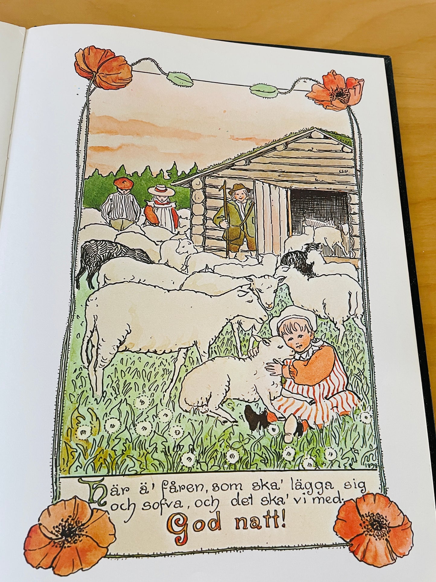 北欧ヴィンテージ絵本/Elsa Beskow/エルサ.ベスコフ/Barnen på Solbacka/ソールバッカの子供達