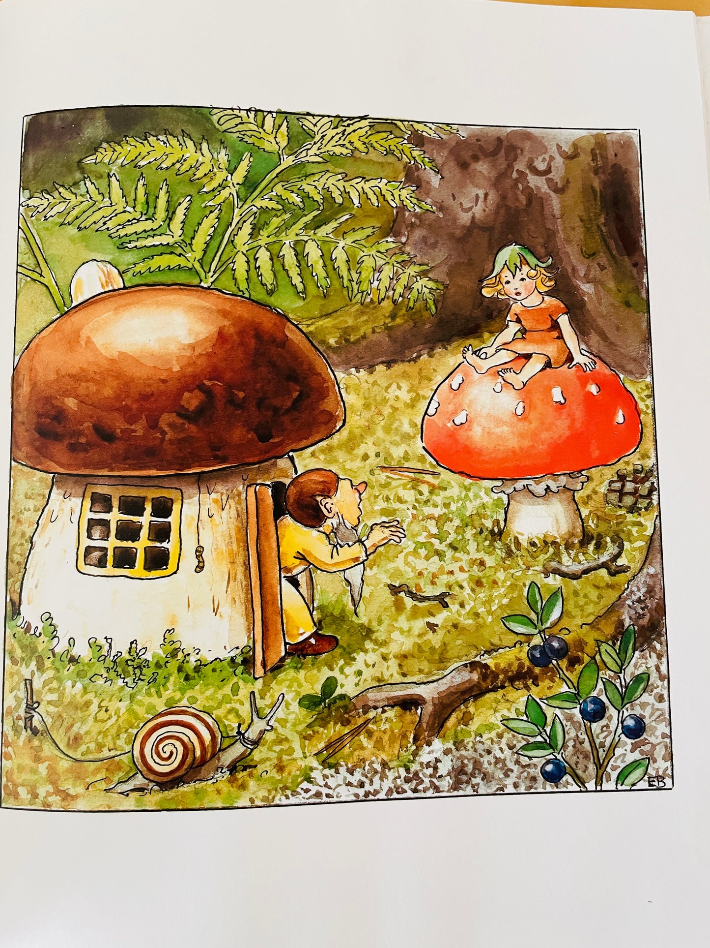 北欧ヴィンテージ絵本/Elsa Beskow/エルサ.ベスコウ/Ocke,Nutta och Pillerill/オッケ,ヌッタ＆ピレリル