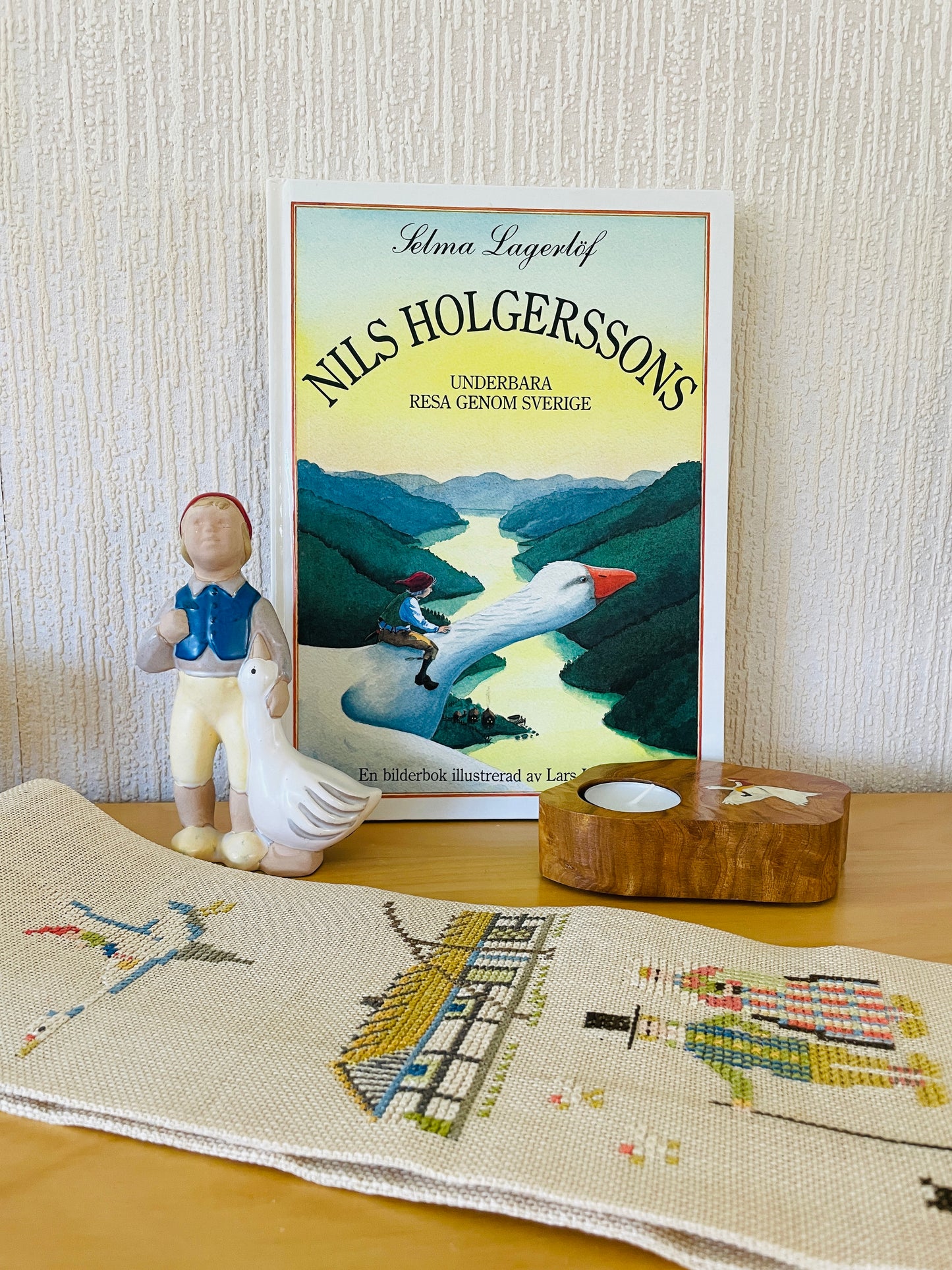 北欧ヴィンテージ絵本/Nils Holgerssons underbara resa genom Sverige/ニルスのふしぎな旅/セルマ.ローゲルーフ