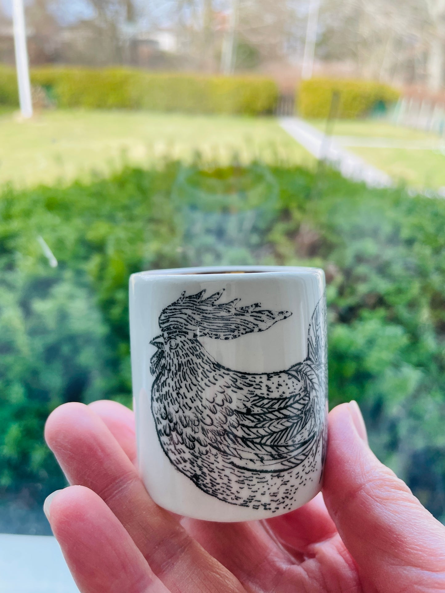 Arabia/Arabia/Gunvor Olin-Grönqvist/Gunvor Olin-Grönqvist/Rooster Egg Cup/Gold