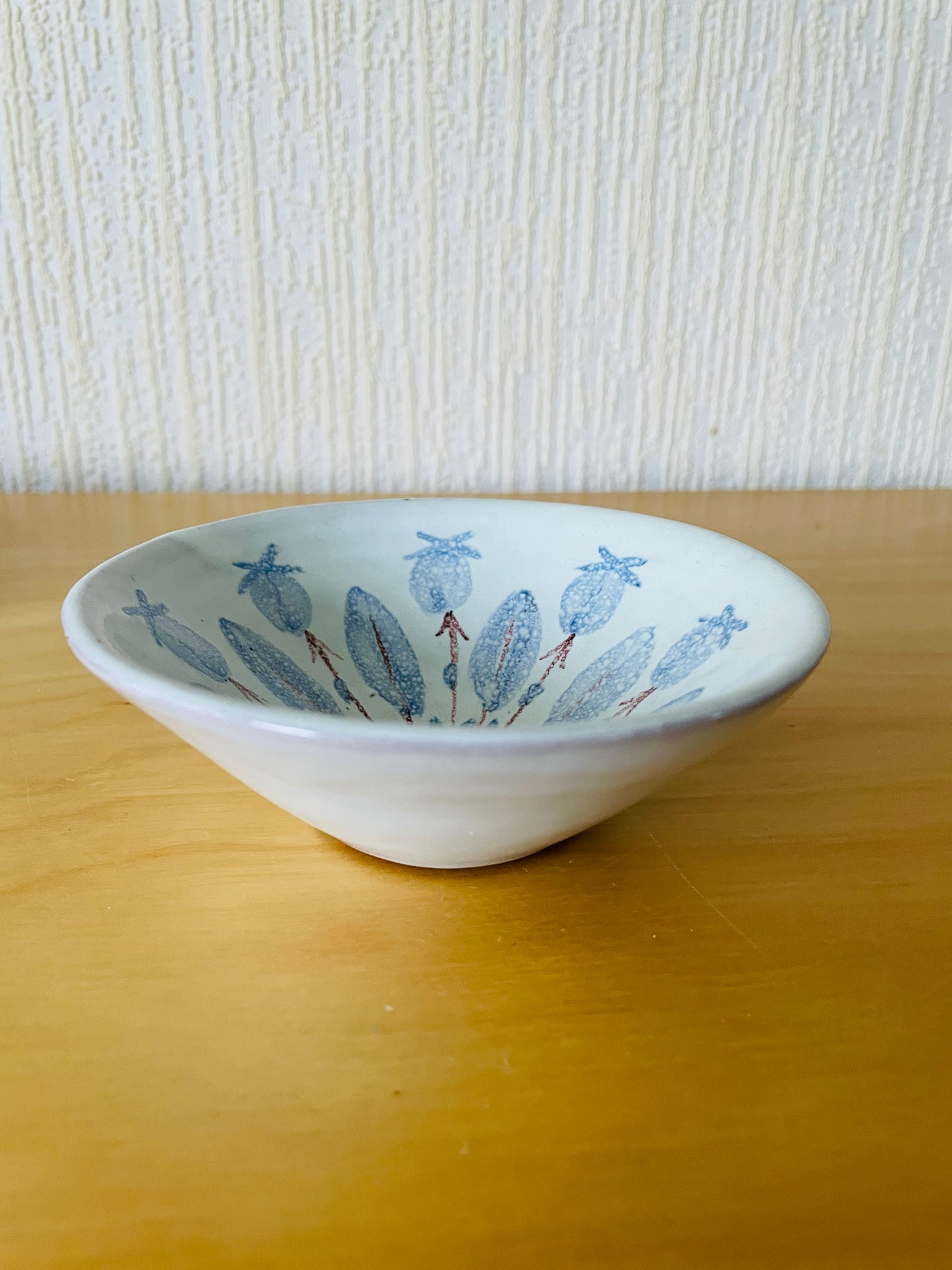 Laholm Keramik/ラホルム セラミック/ブルーの小花の小さな器
