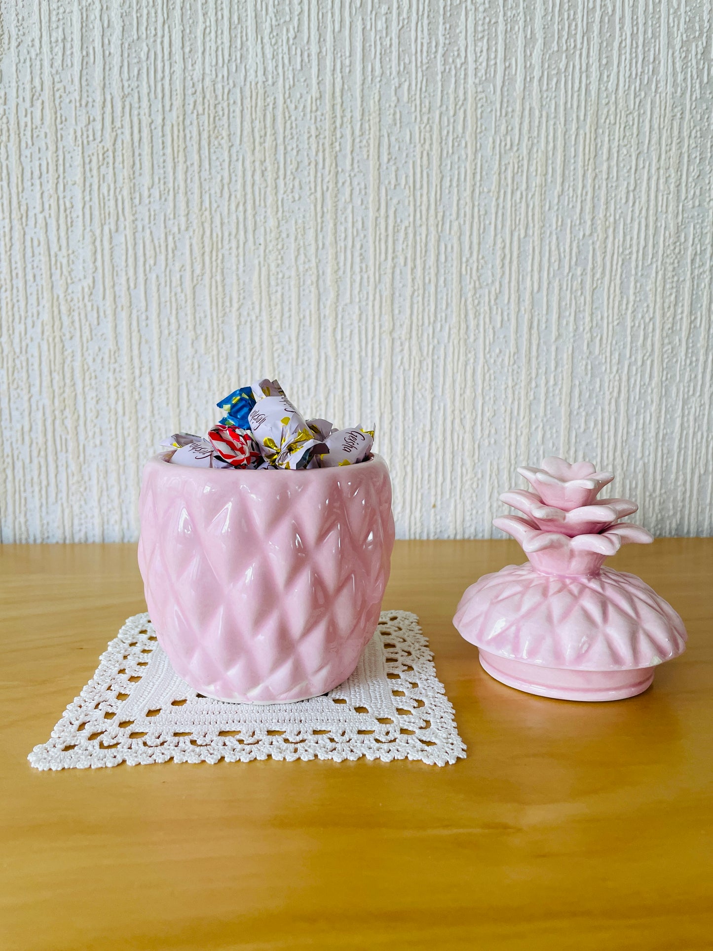 Deco/Deco/Pink Pineapple/Bonbon Jar