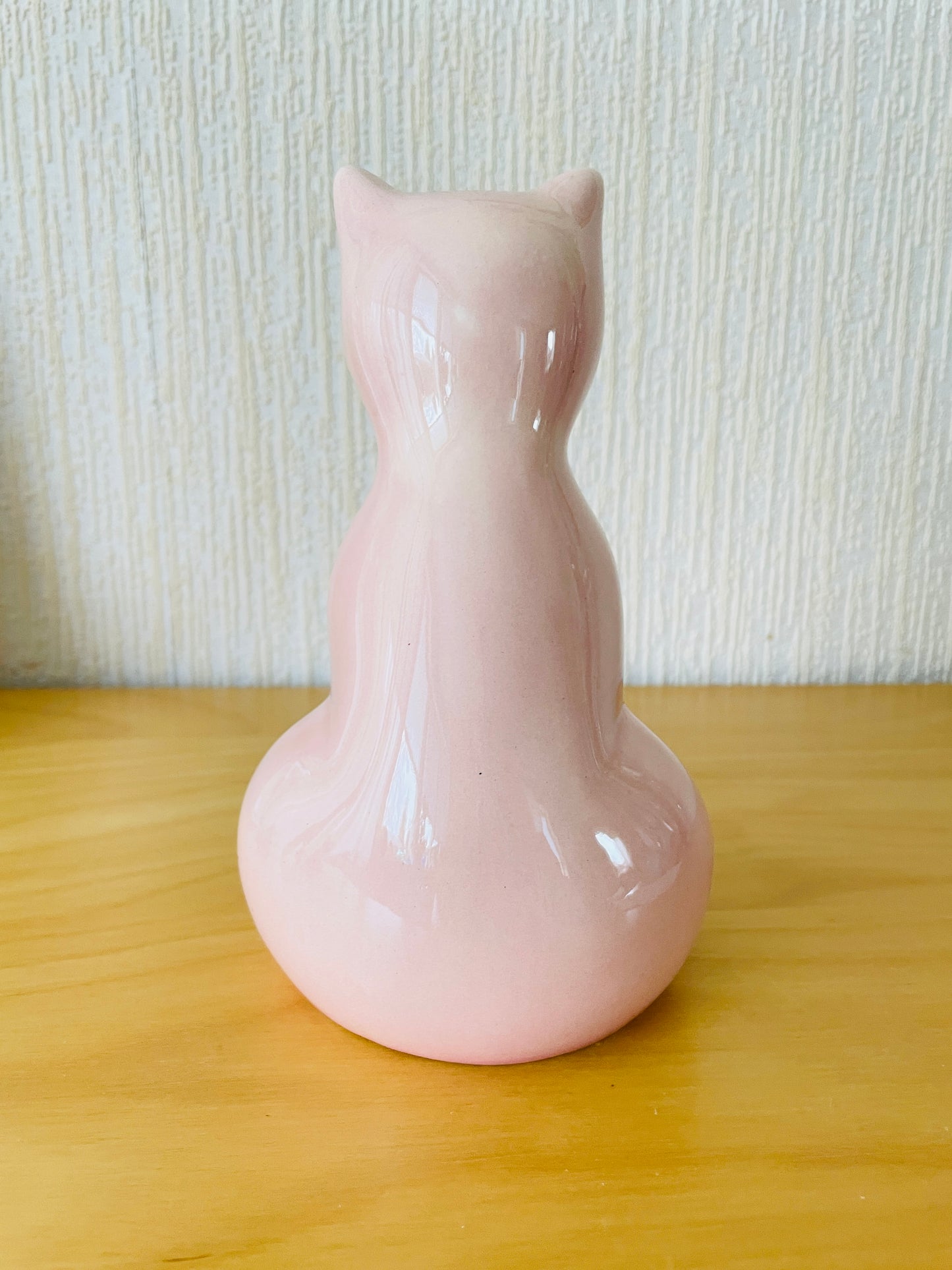 Deco/デコ/Rosa Ljung/ローサ.ユング/パステルピンクの猫ちゃん/20cm