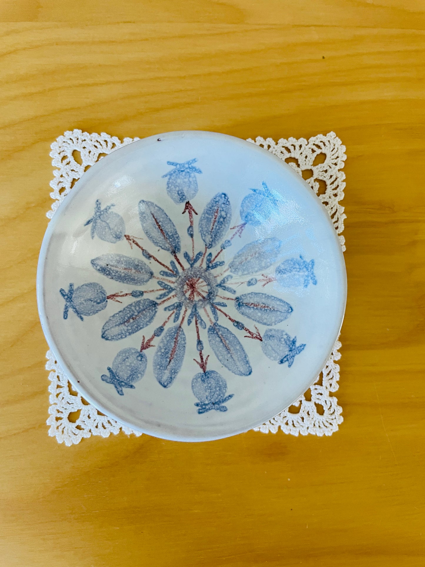 Laholm Keramik/ラホルム セラミック/ブルーの小花の小さな器