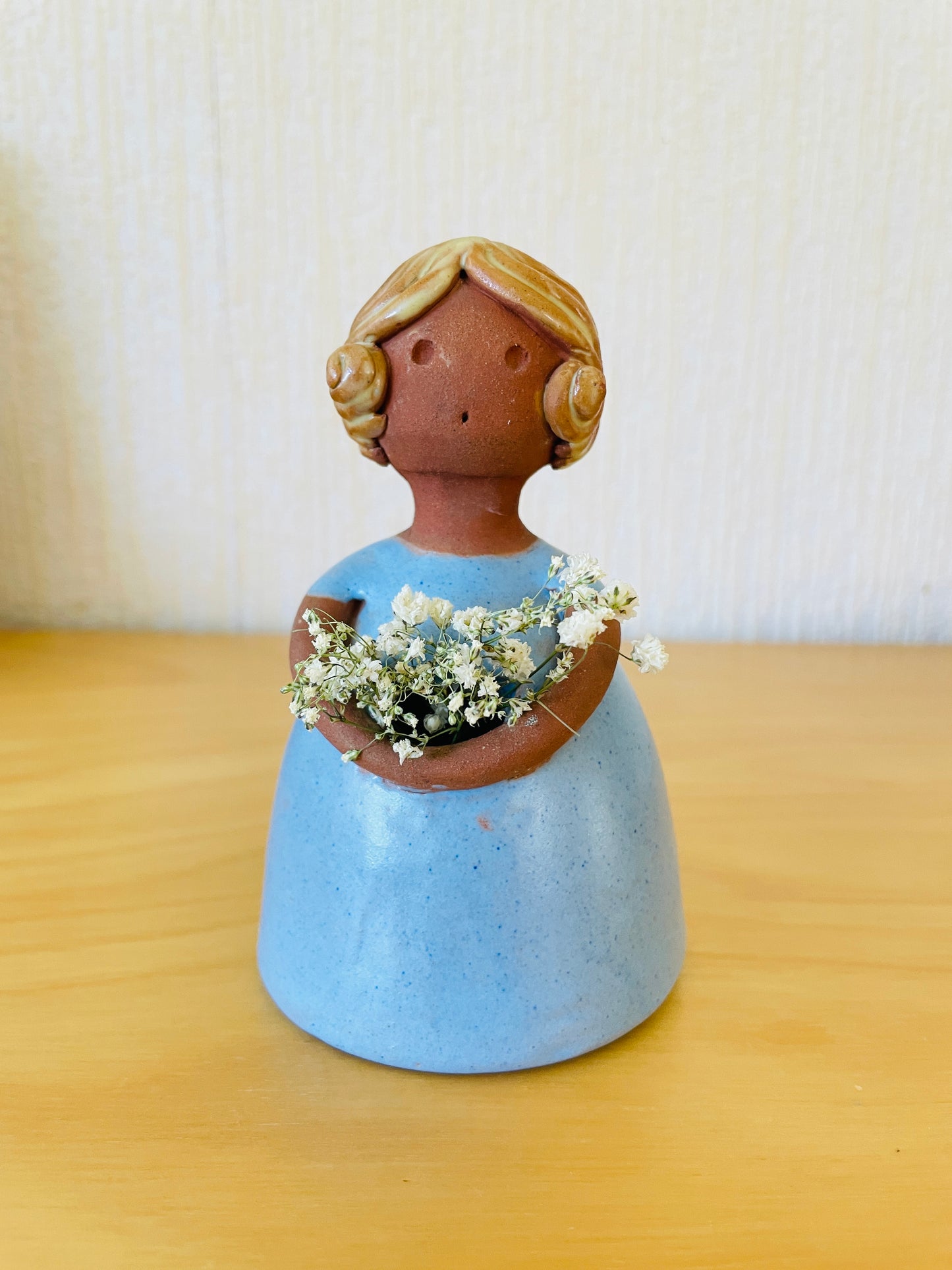 Elbogen Keramik/Flower Girl/Pastel Blue