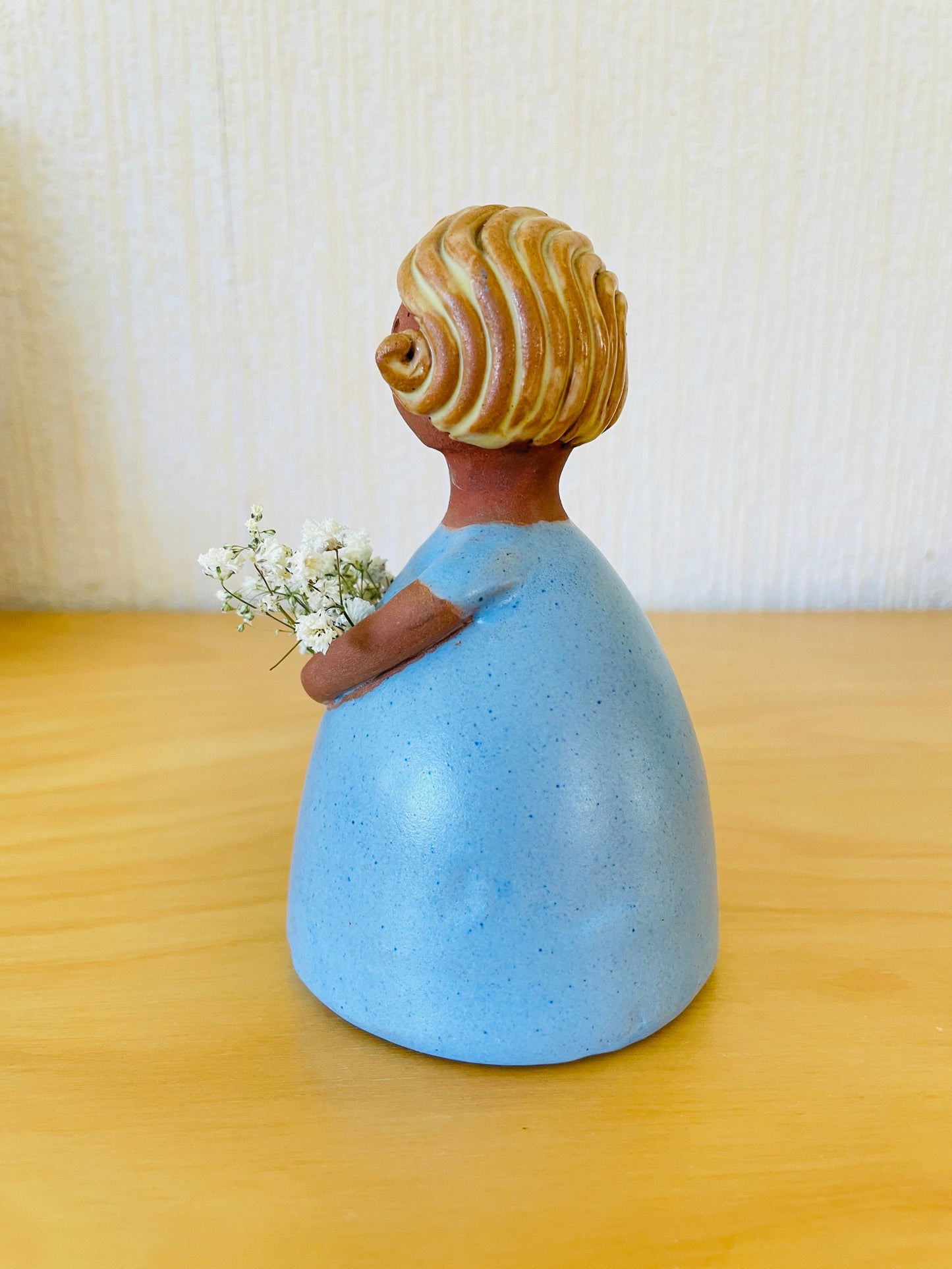 Elbogen Keramik/Flower Girl/Pastel Blue