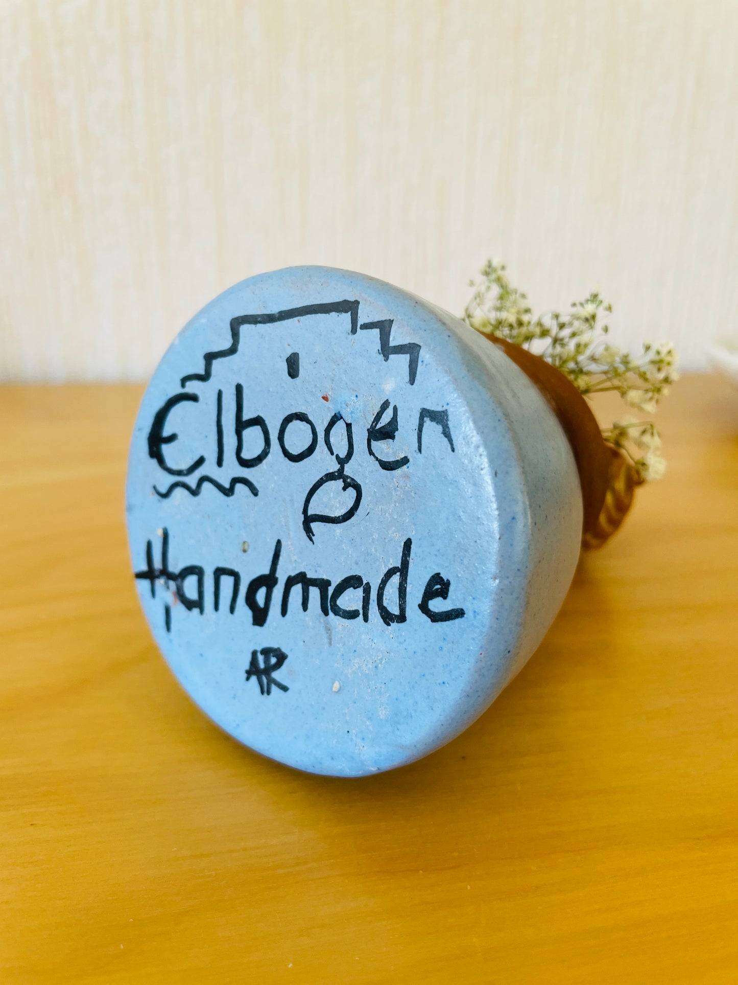 Elbogen Keramik/Flower Girl/Pastel Blue