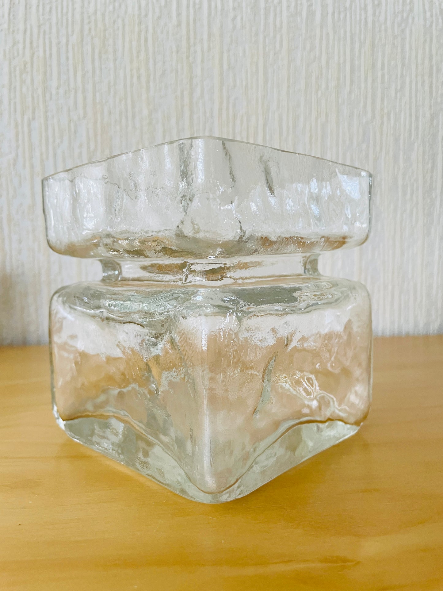 Riihimäen-lasi/Riihimäen Lasi/Pala/Helena Tynell/Helena Tynell/Pala/Pala/Flower vase/Clear/Nr.1
