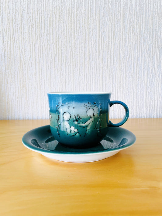 Arabia/Helja Liukko-Sundström/Mors Kopp/Mother's Cup & Saucer