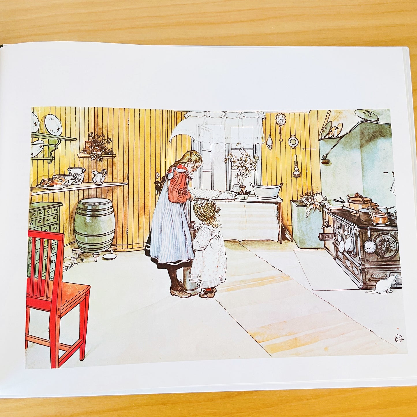 北欧ヴィンテージ絵本/Ett Hem/家/Carl Larson/カール.ラーソン