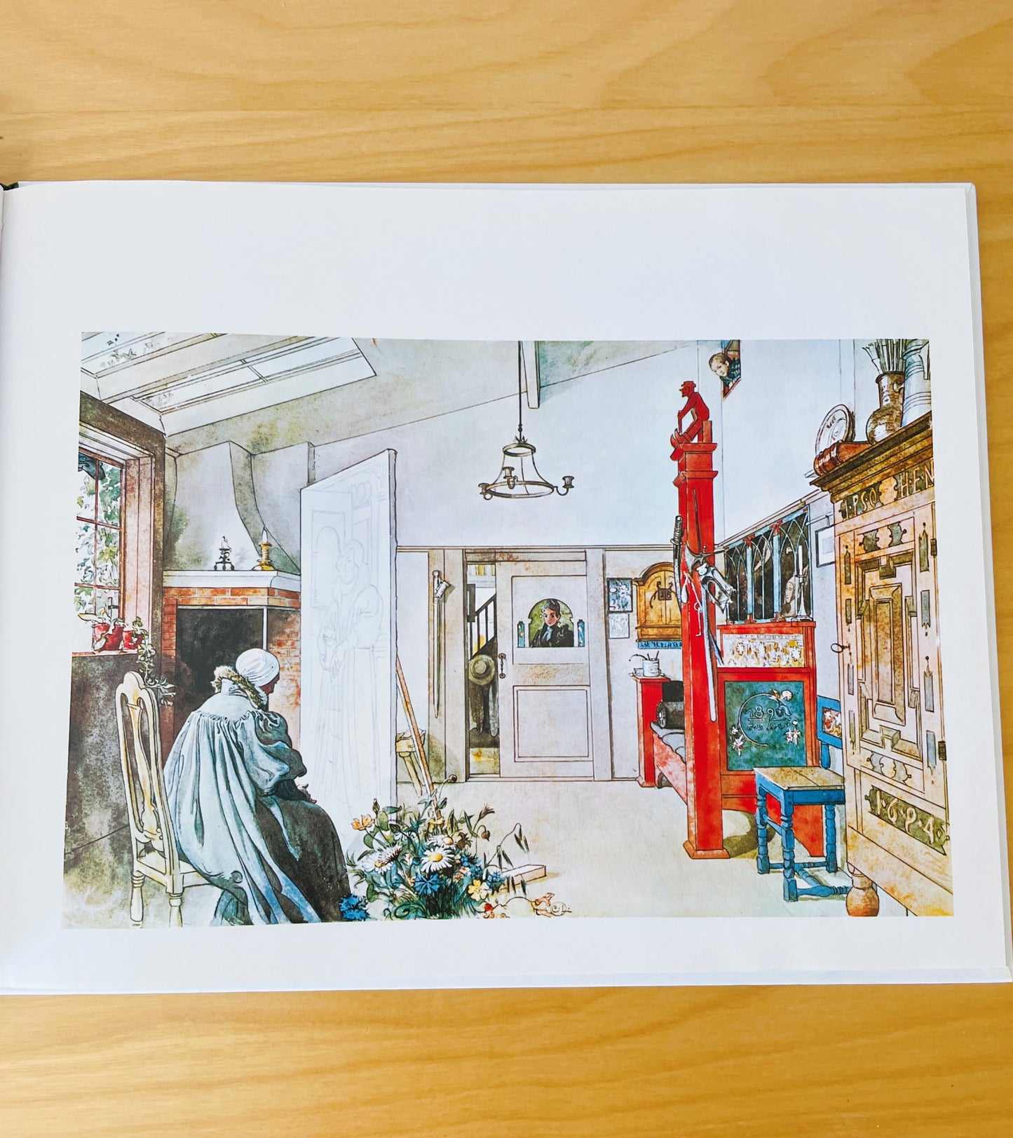 北欧ヴィンテージ絵本/Ett Hem/家/Carl Larson/カール.ラーソン