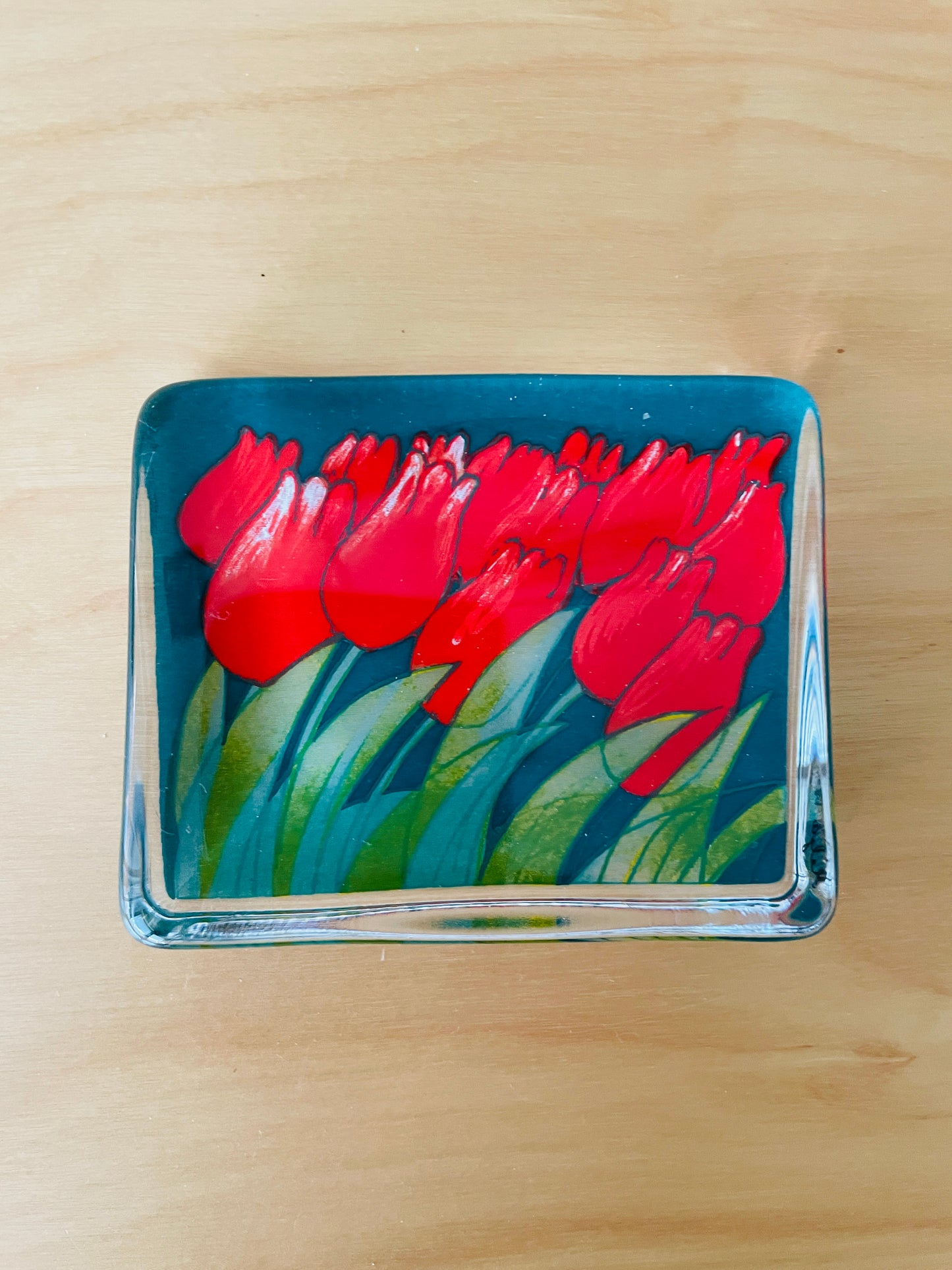 iittala/イッタラ/Helja Liukko-Sundström/ヘルヤ リウッコ スンドストローム/チューリップのガラスのオブジェ