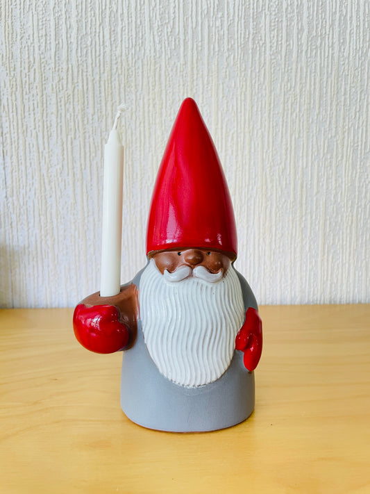 Lisa Larson/リサラーソンStudio/スタジオTomteトムテのお父さんオブジェキャンドルスタンド