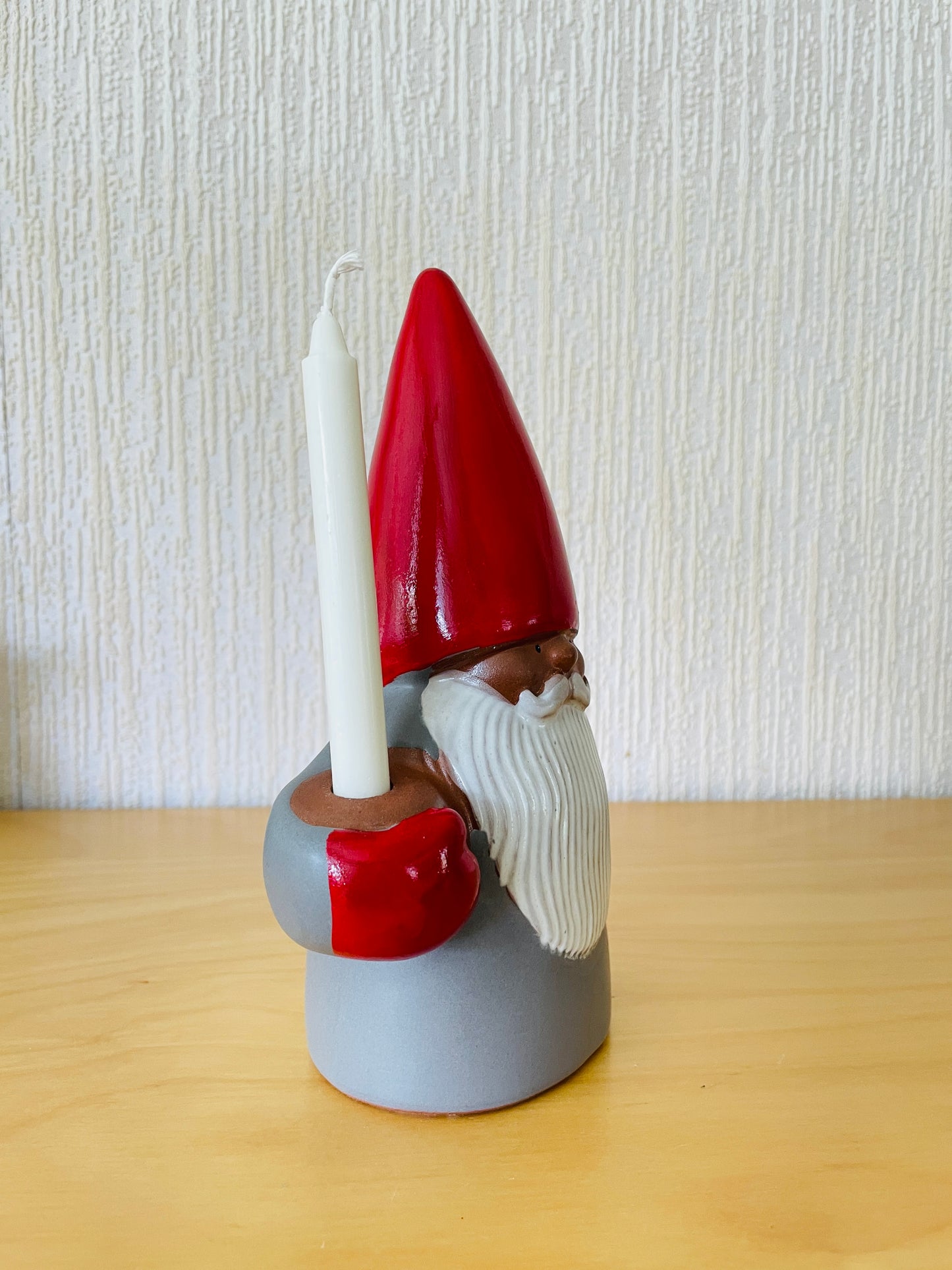 Lisa Larson/リサラーソンStudio/スタジオTomteトムテのお父さんオブジェキャンドルスタンド