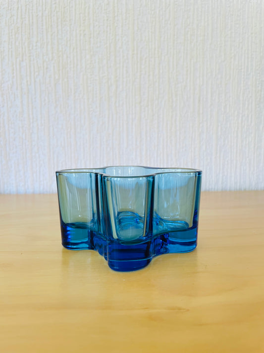 ittala/イッタラ/Alvar Aalto/アルヴァ.アァルト/キャンドルホルダー/ターコイズブルー