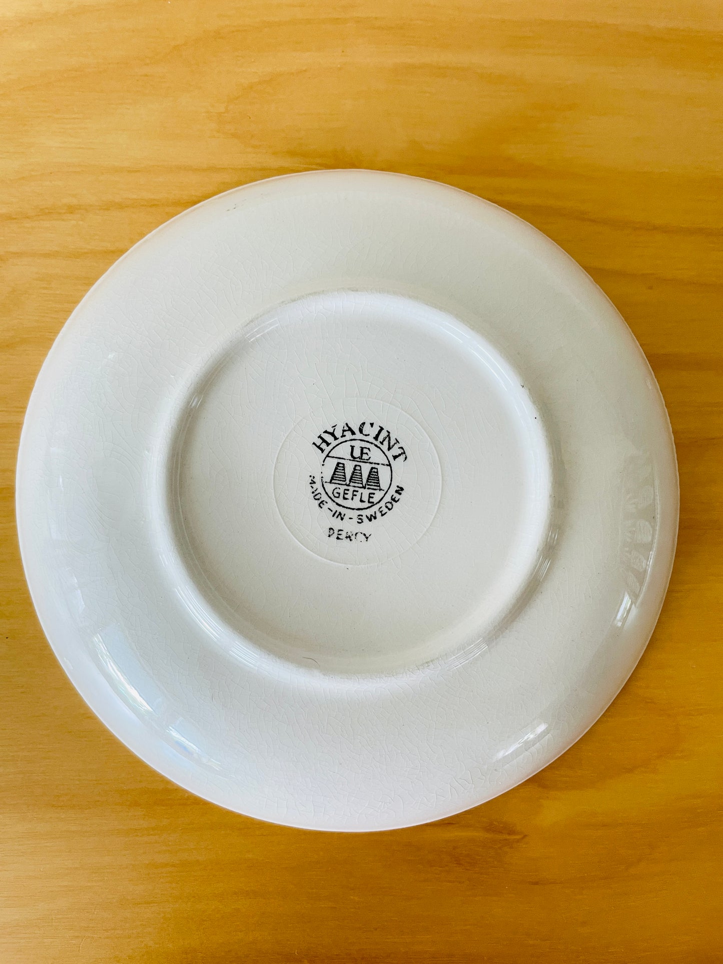 Uppsala Ekeby Gefle/ウプサラ.エケビー/ゲフレ/Hyacinth/ヒヤシンス/モーニングカップ&ソーサー/ブラック