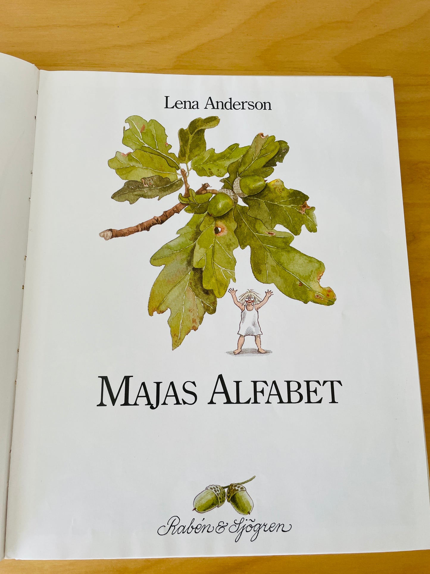 北欧ヴィンテージ/スゥエーデンの絵本/Majas Alfabet/マヤのアルフアベット/Lena .Anderson/レナ.アンダーソン