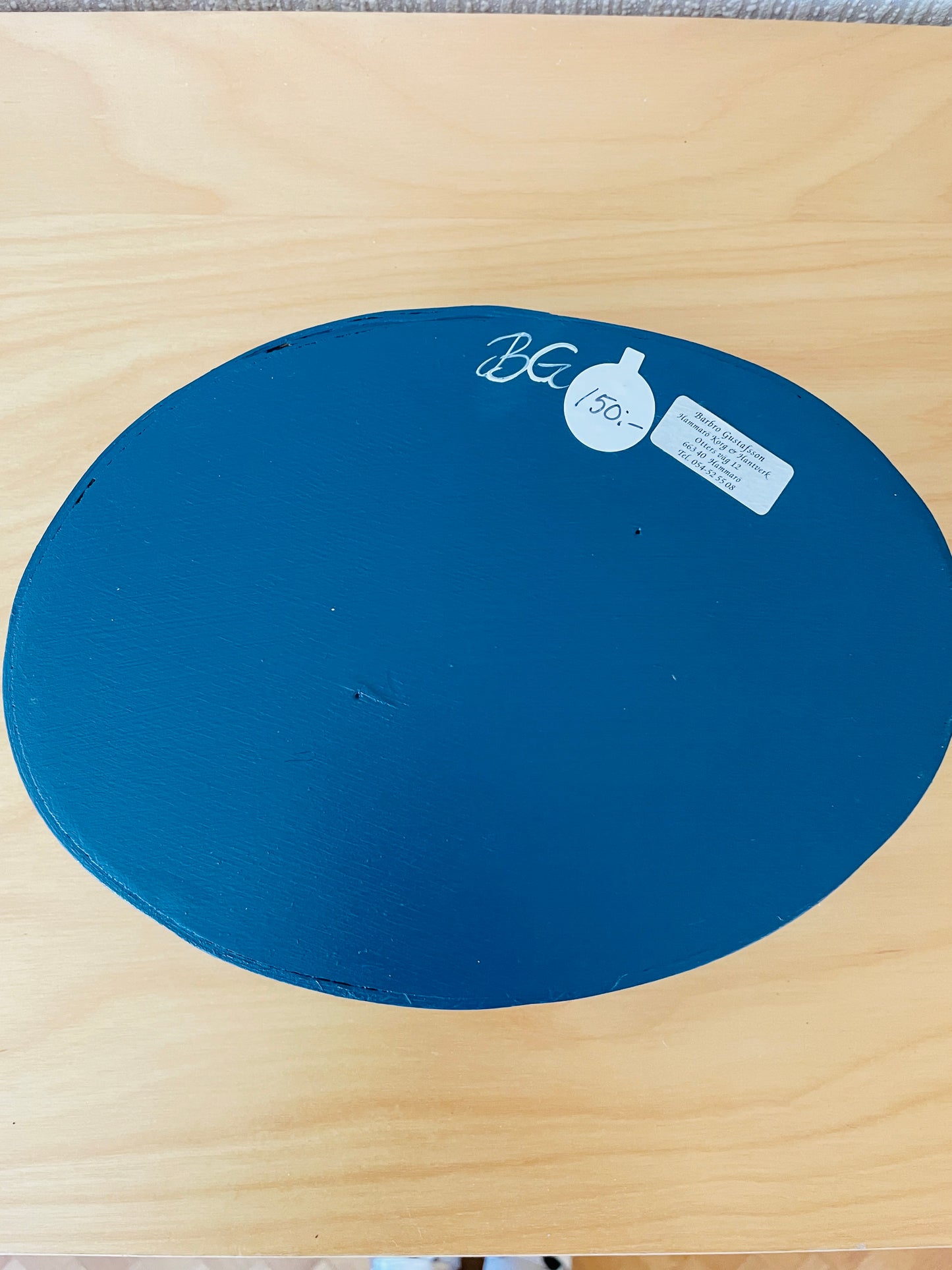 北欧ヴィンテージ/Spånkorg/スポンコリ/ペイント/スズランと麦の穂