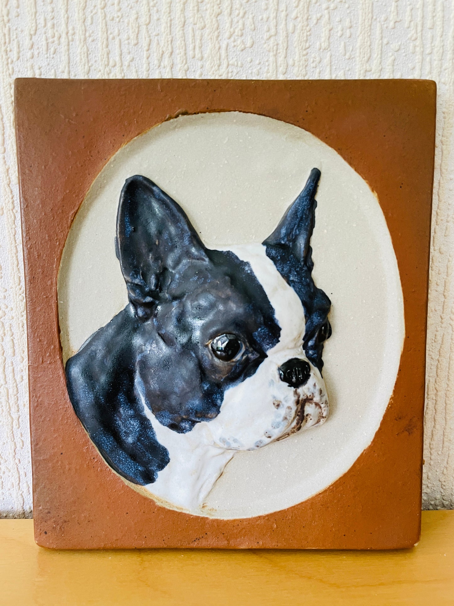 Jie Gantofta/ジイ.ガントフタ/陶板/ボストンテリア