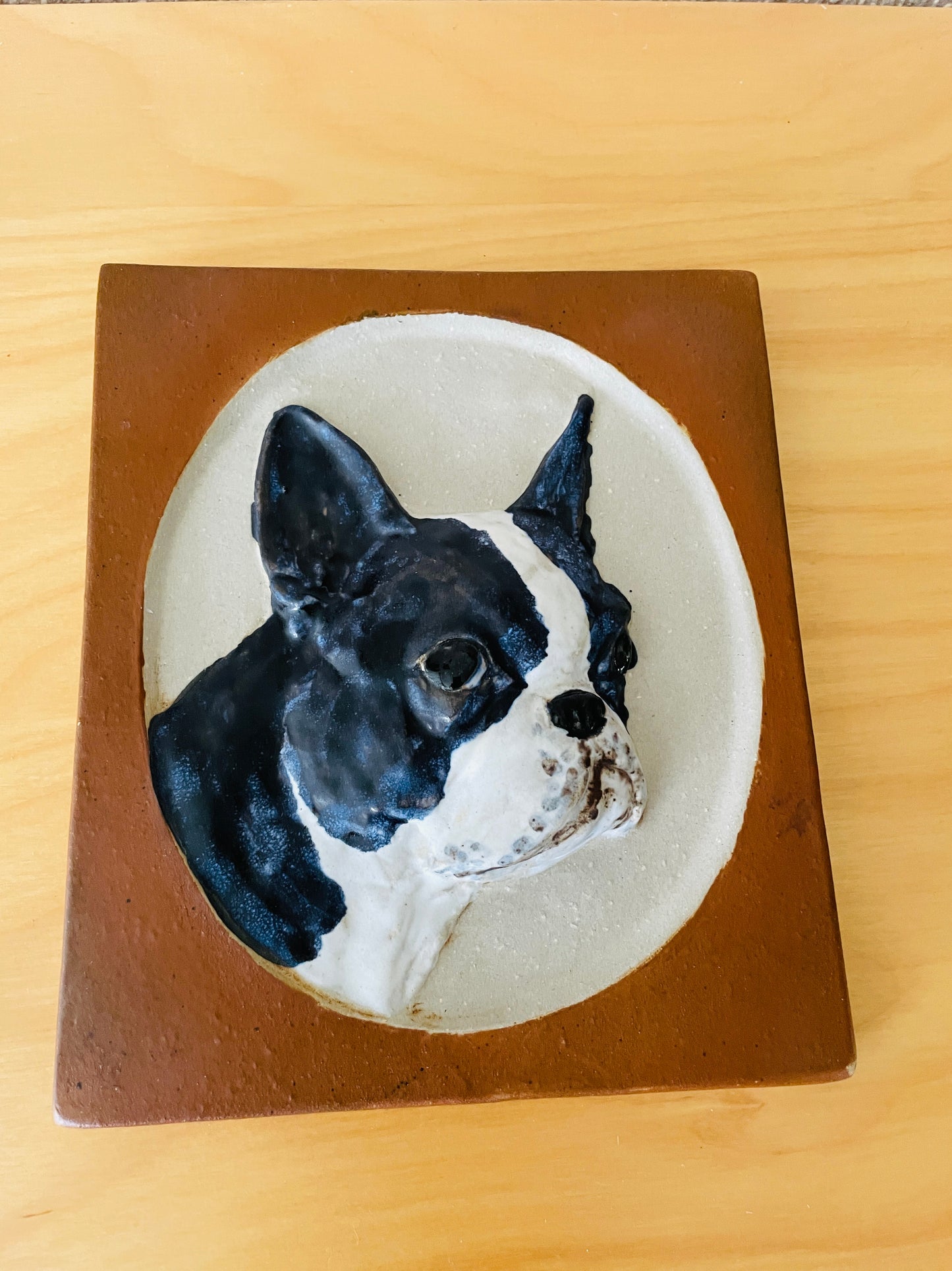 Jie Gantofta/ジイ.ガントフタ/陶板/ボストンテリア