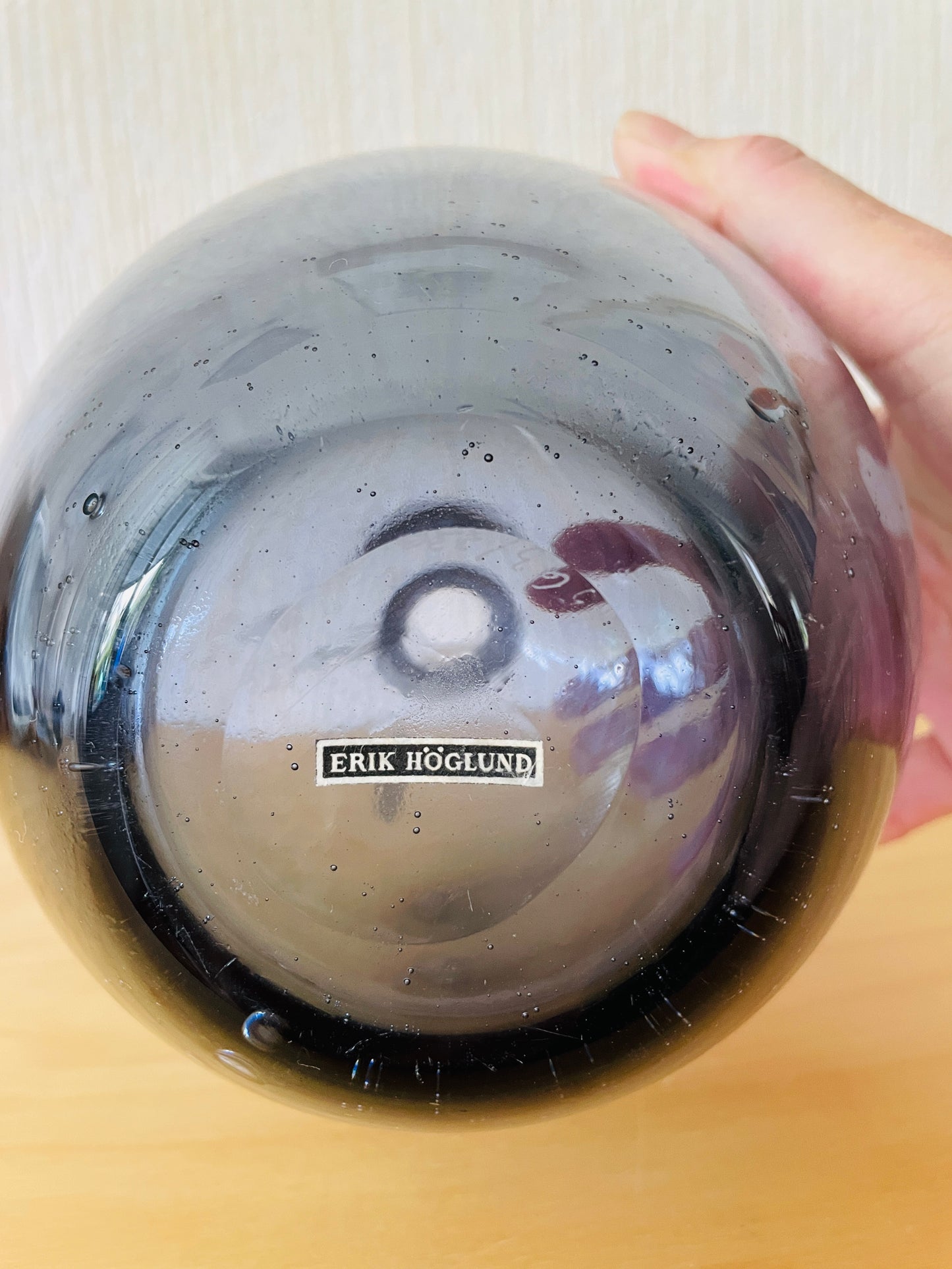 Boda/ボーダ/Erik Höglund/エリックホグラン/フラワーベース/グレー/H:23cm