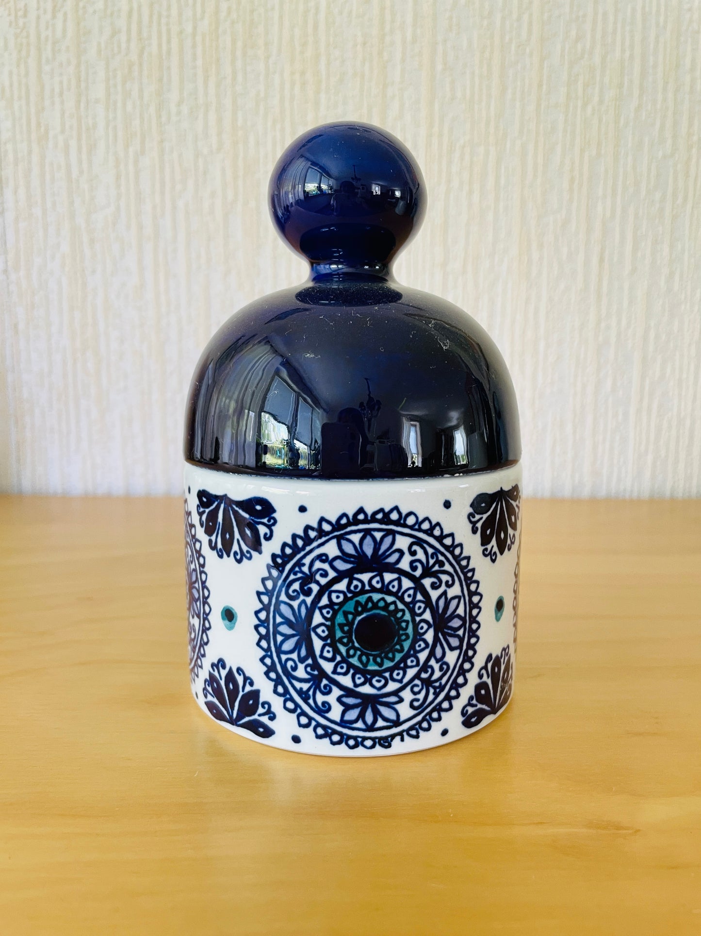 Arabia/アラビア/Hilkka-Liisa Ahola/ヒッカラ-リーサ アホーラ/ハンドペイント/ボンボンジャー