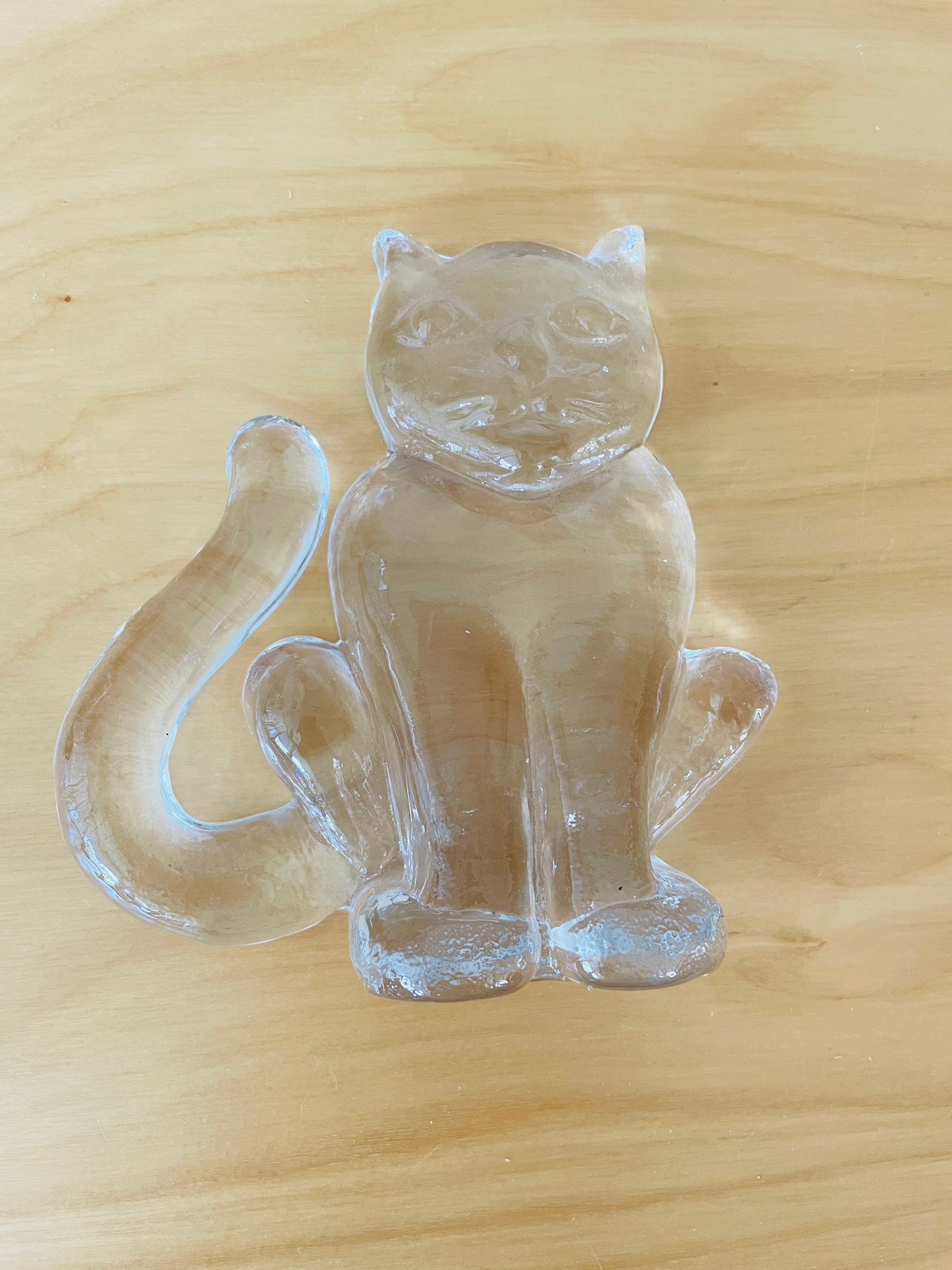 Boda/ボーダ/Bertil Vallien/バーテイルバリエン/クリスタルガラスのネコのオブジェ/大