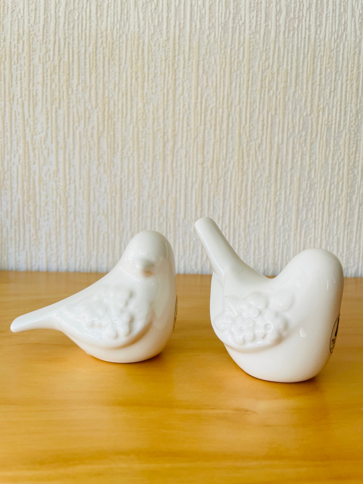 Deco/デコ/Rosa Ljung/ローサ.ユング/２羽の小鳥のオブジェ/ホワイト